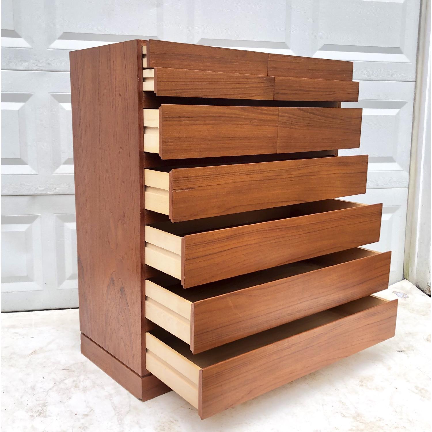 Danish Modern Teak Highboy Dresser - image-2