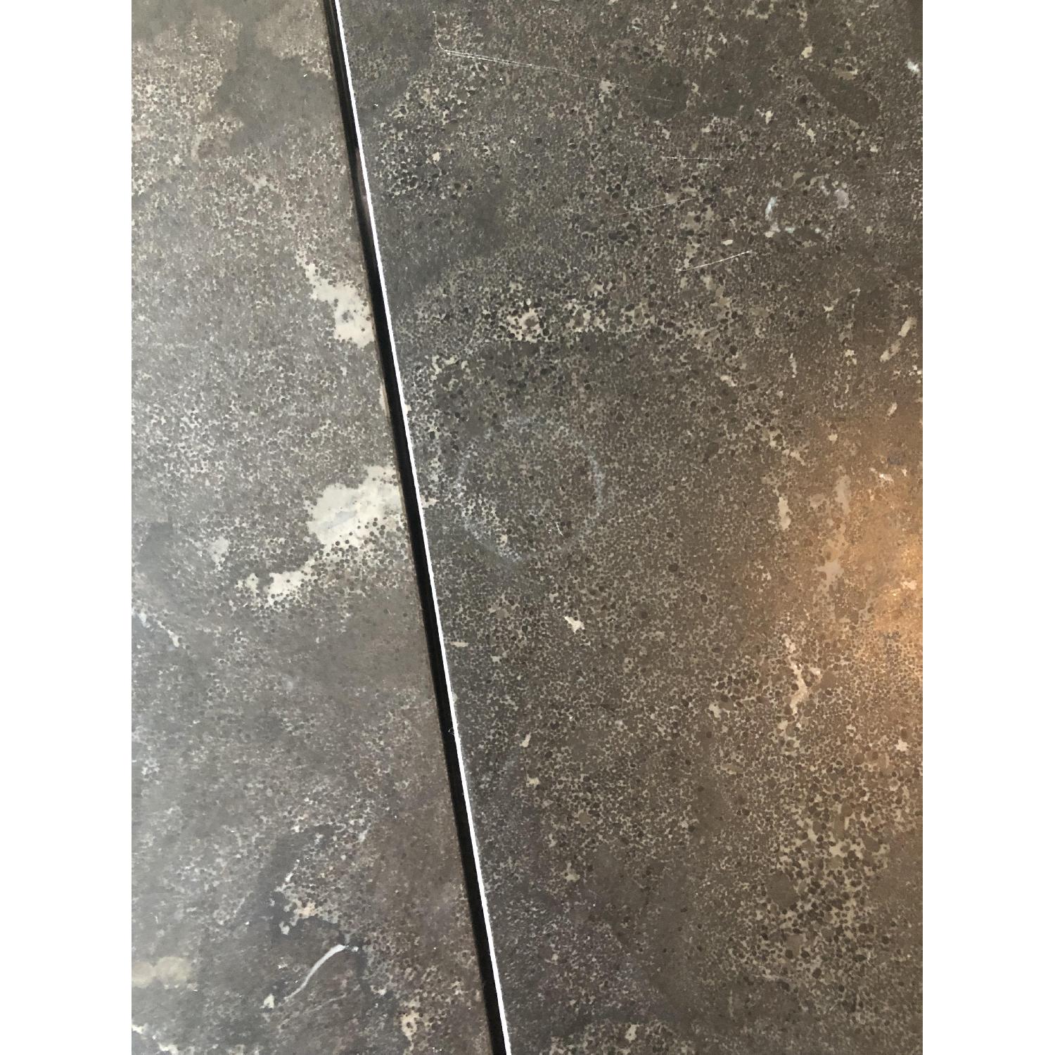 Crate & Barrel Bluestone Square Coffee Table - image-5
