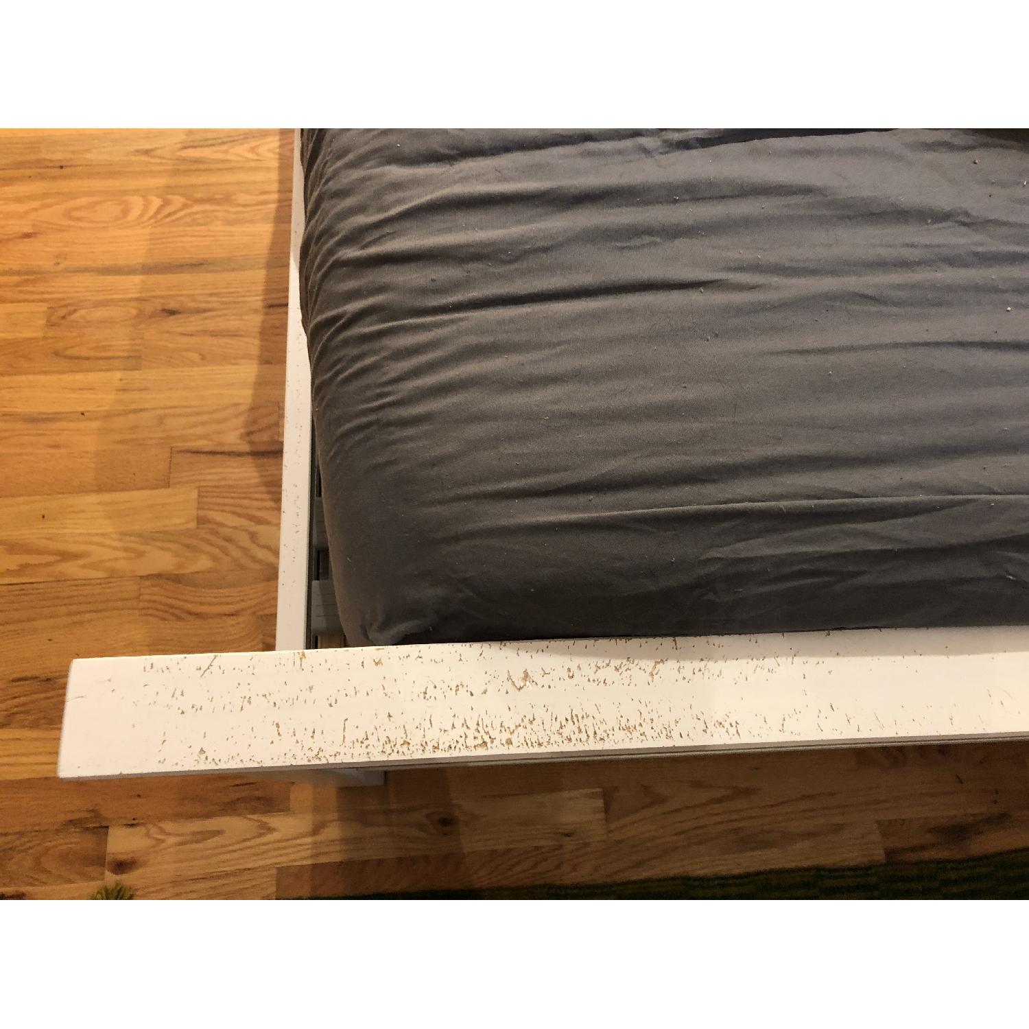 Ikea Hemnes Queen Bed Frame w/ Lonset Slatted Base - image-6