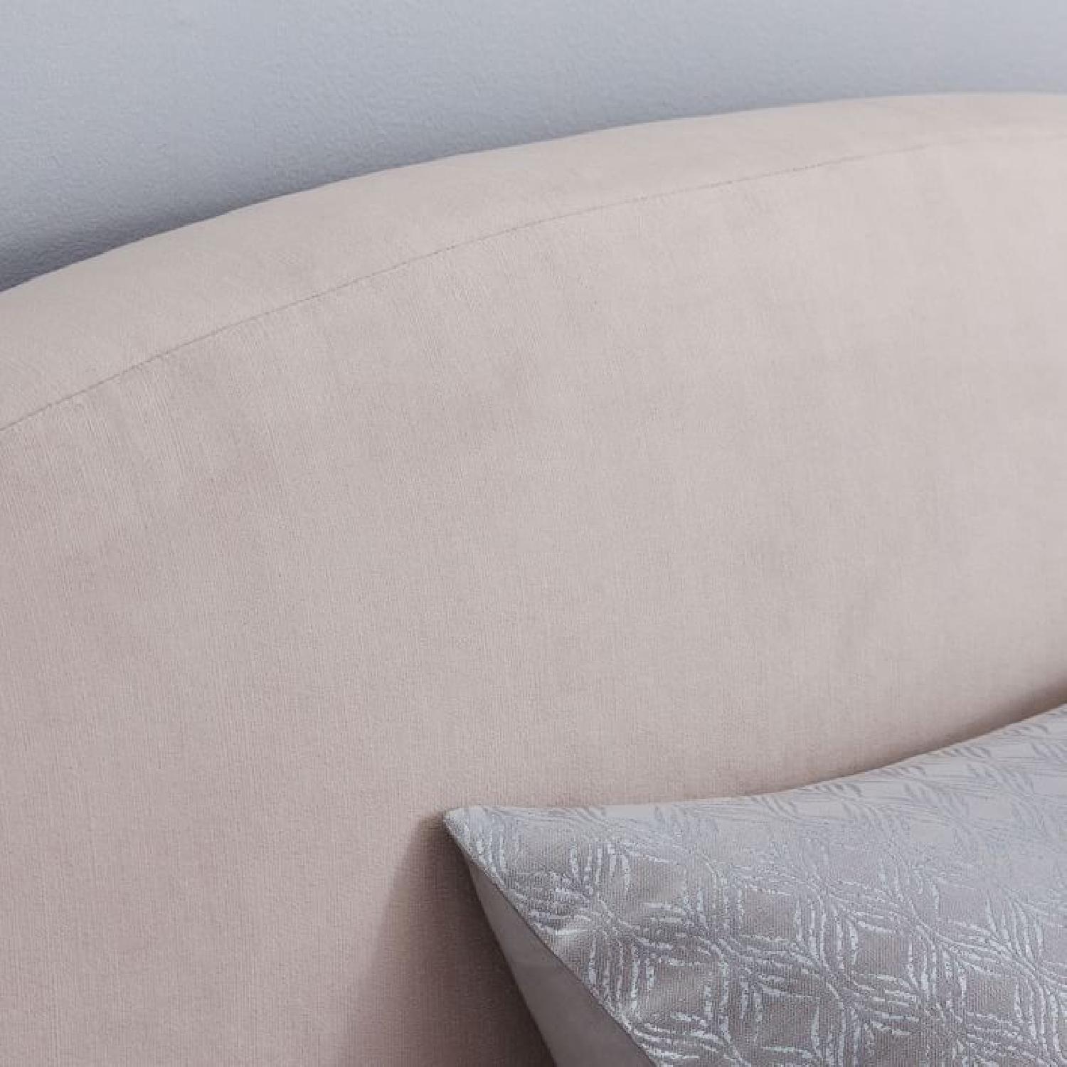 West Elm Curved Upholstered Headboard - image-3