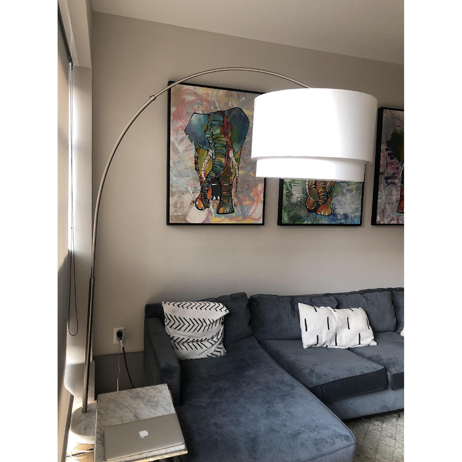 Crate Barrel Arc Floor Lamp For Sale On Aptdeco