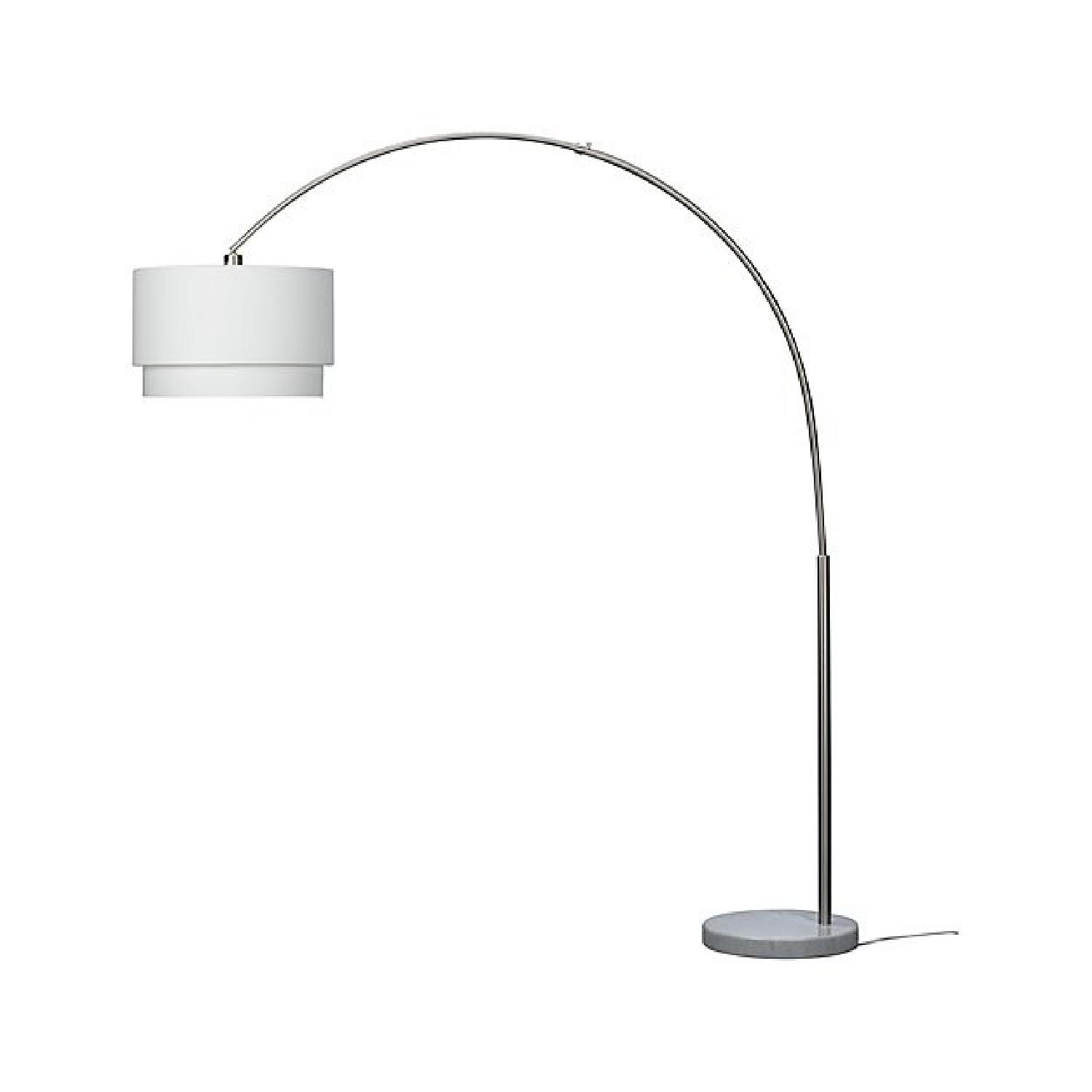 Crate Barrel Arc Floor Lamp For Sale On Aptdeco