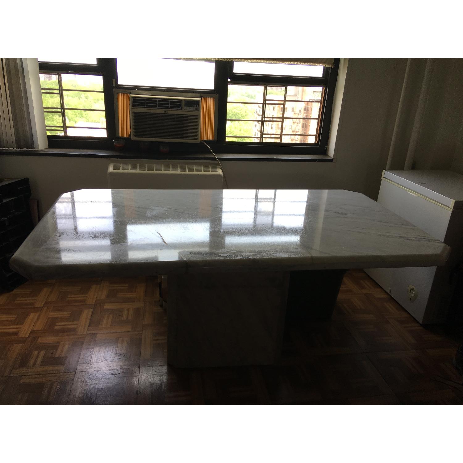 Rectangular Marble Dining Table - image-1