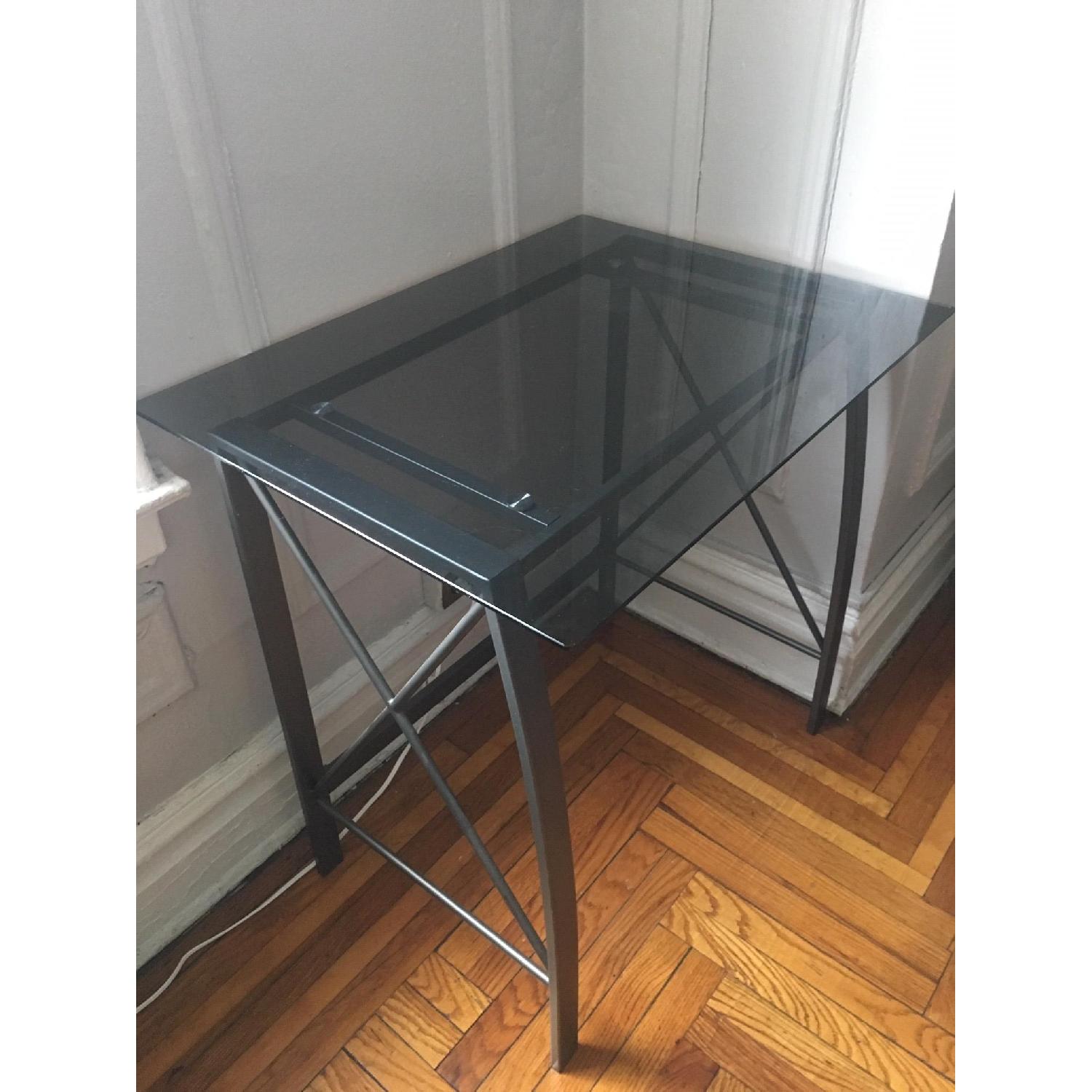 Writing Desk & Leather Desk Chair - image-1