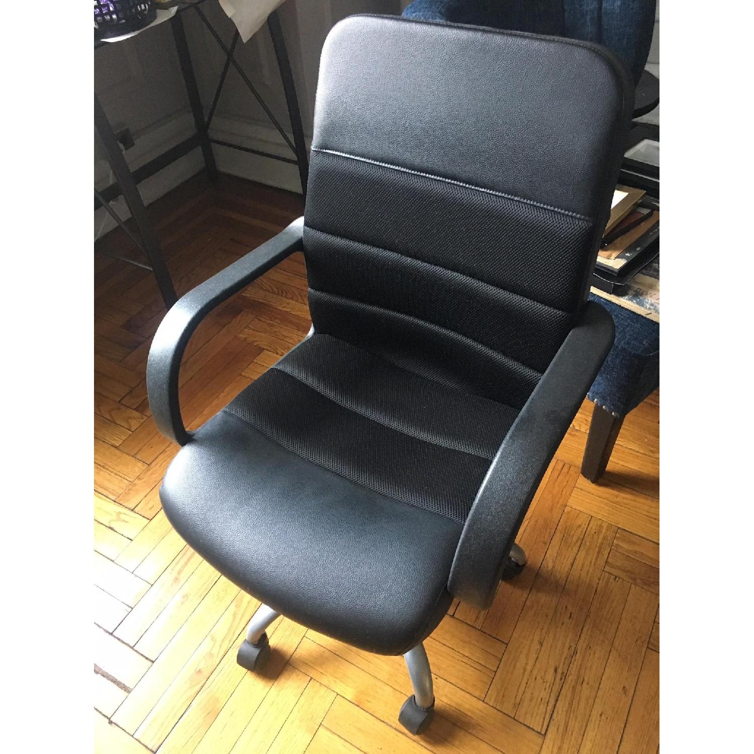 Writing Desk & Leather Desk Chair - image-2