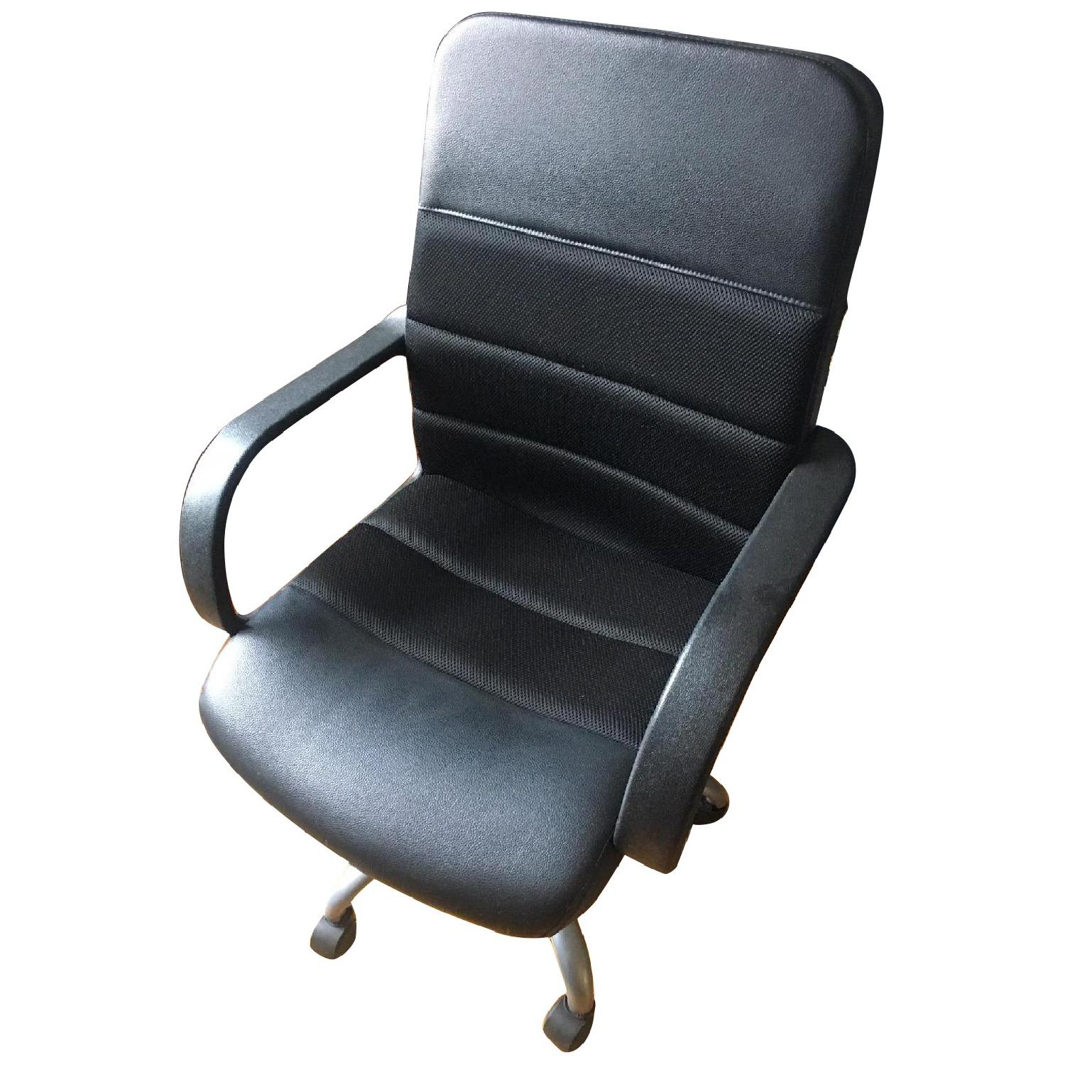 Writing Desk & Leather Desk Chair - image-6