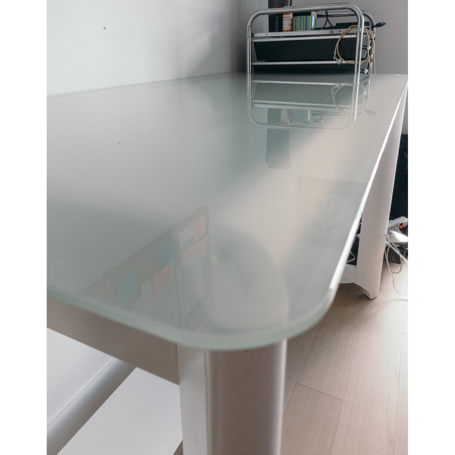 Bush Furniture Aero Glass Writing Desk - image-3