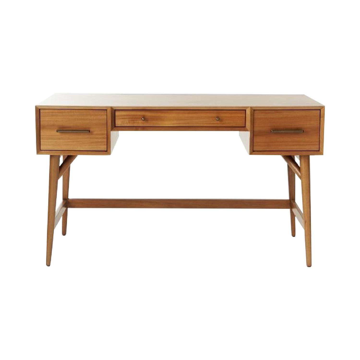 West Elm Mid Century Desk in Acorn AptDeco