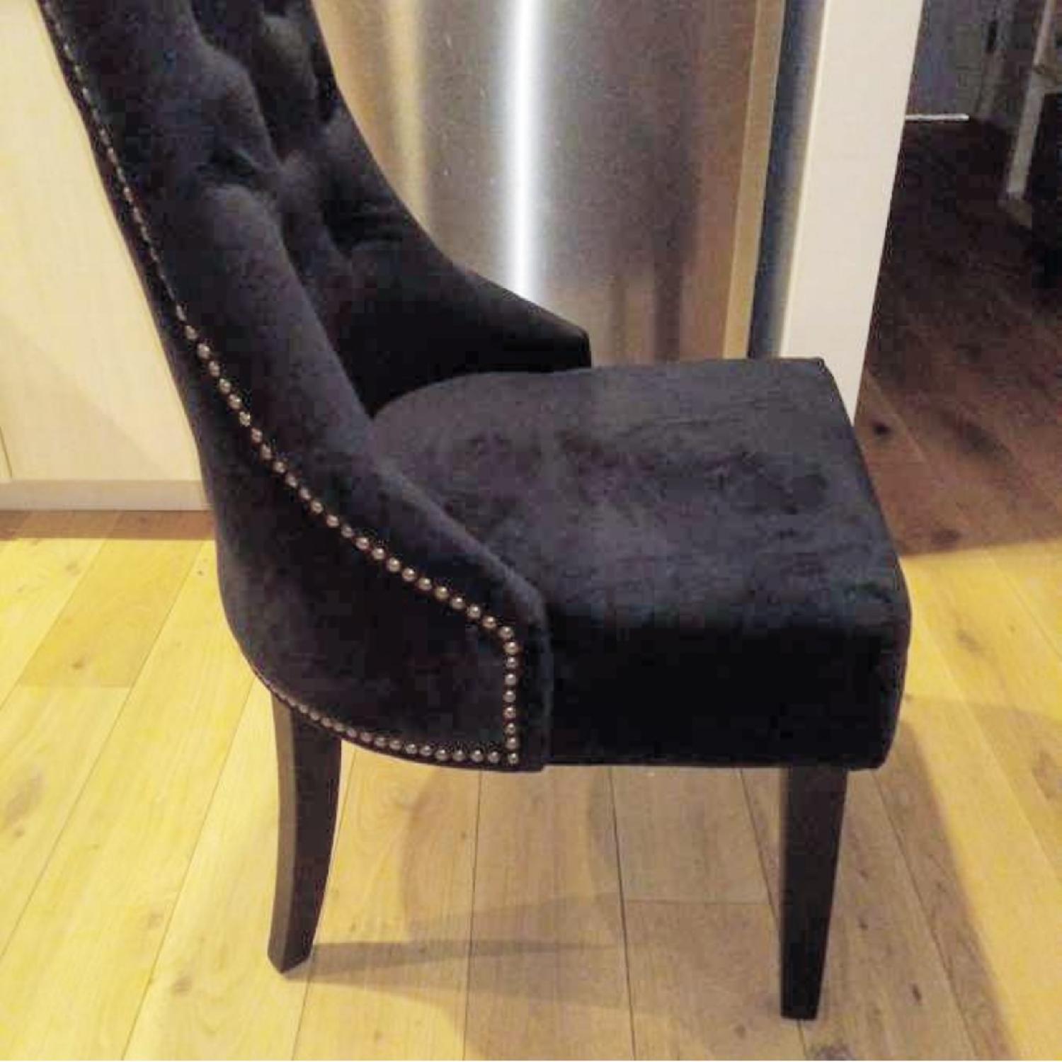 World Market Black Lydia Chairs - image-3