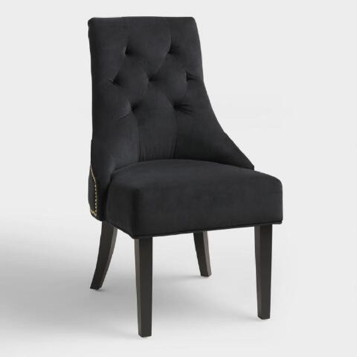 World Market Black Lydia Chairs - image-5