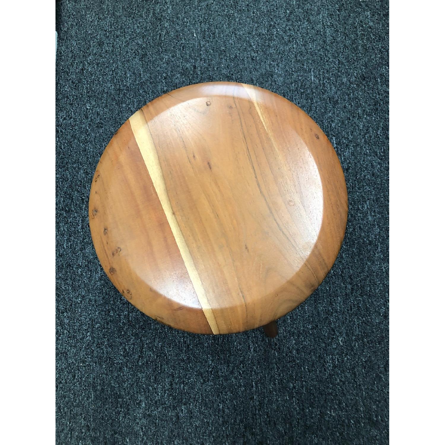 CB2 Acacia Bar Stools - image-3