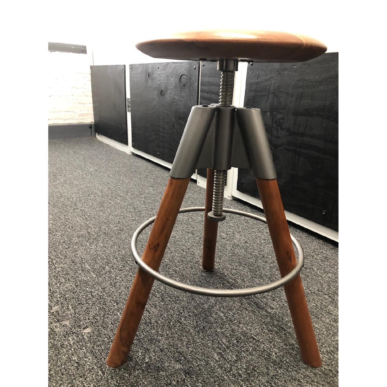 CB2 Acacia Bar Stools - image-4