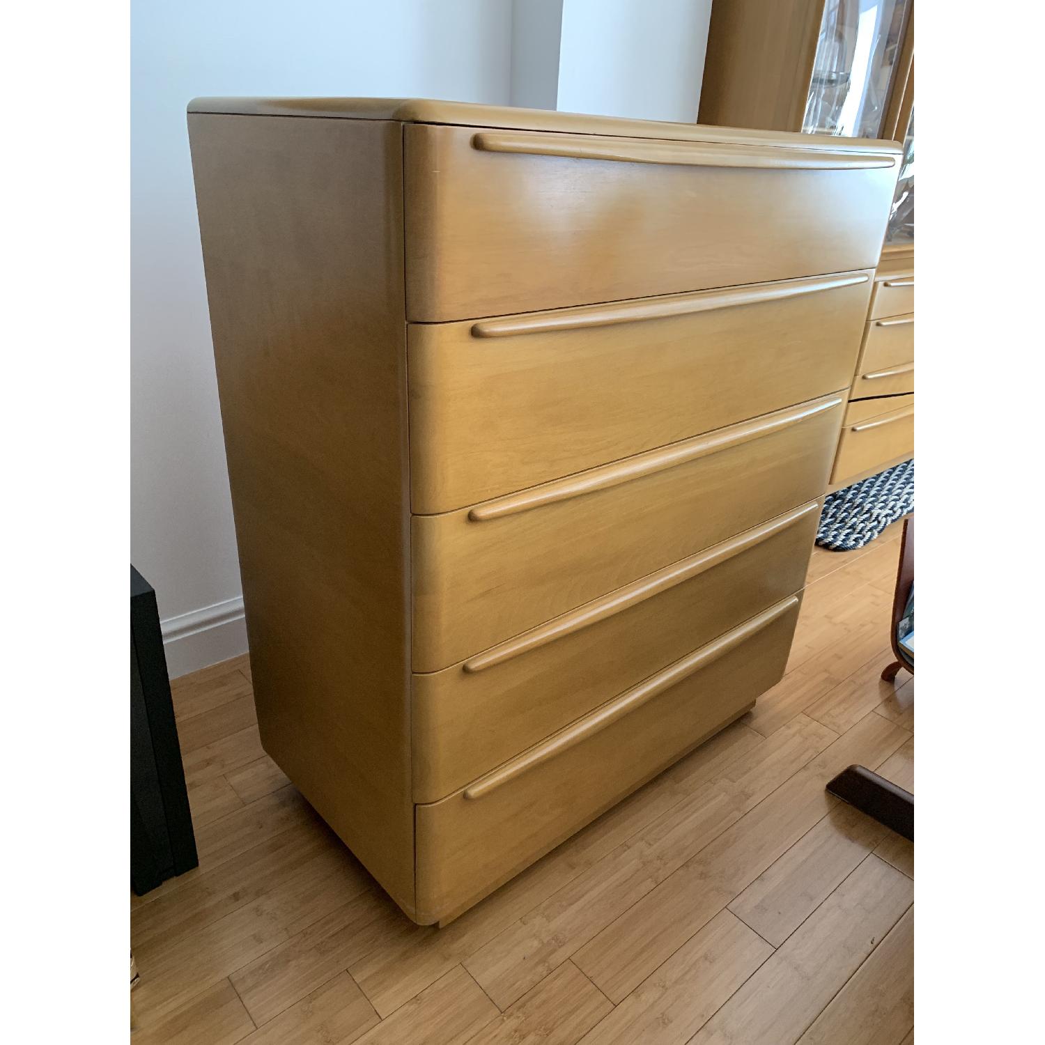 Heywood Wakefield 5 Drawer Highboy Dresser AptDeco