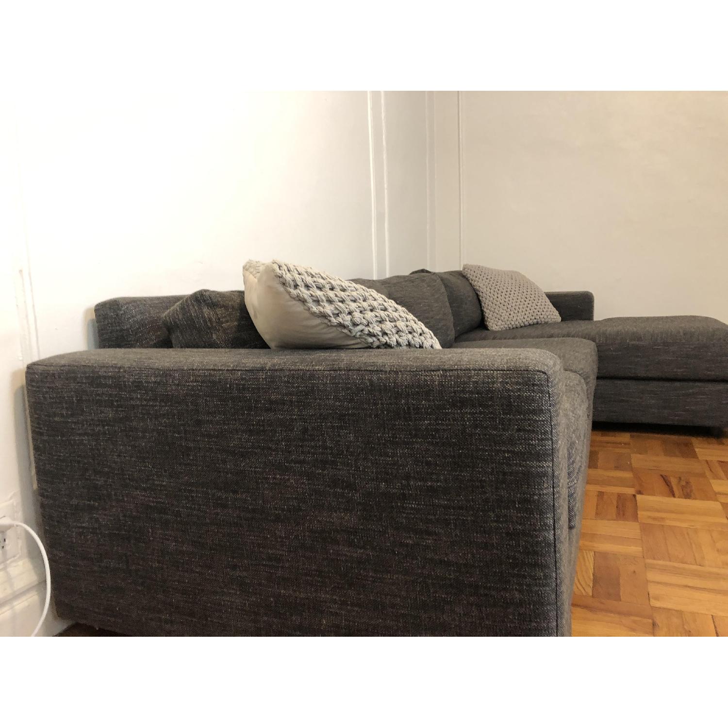 West Elm Urban Large 2-Piece Right Chaise Sectional Sofa - image-6