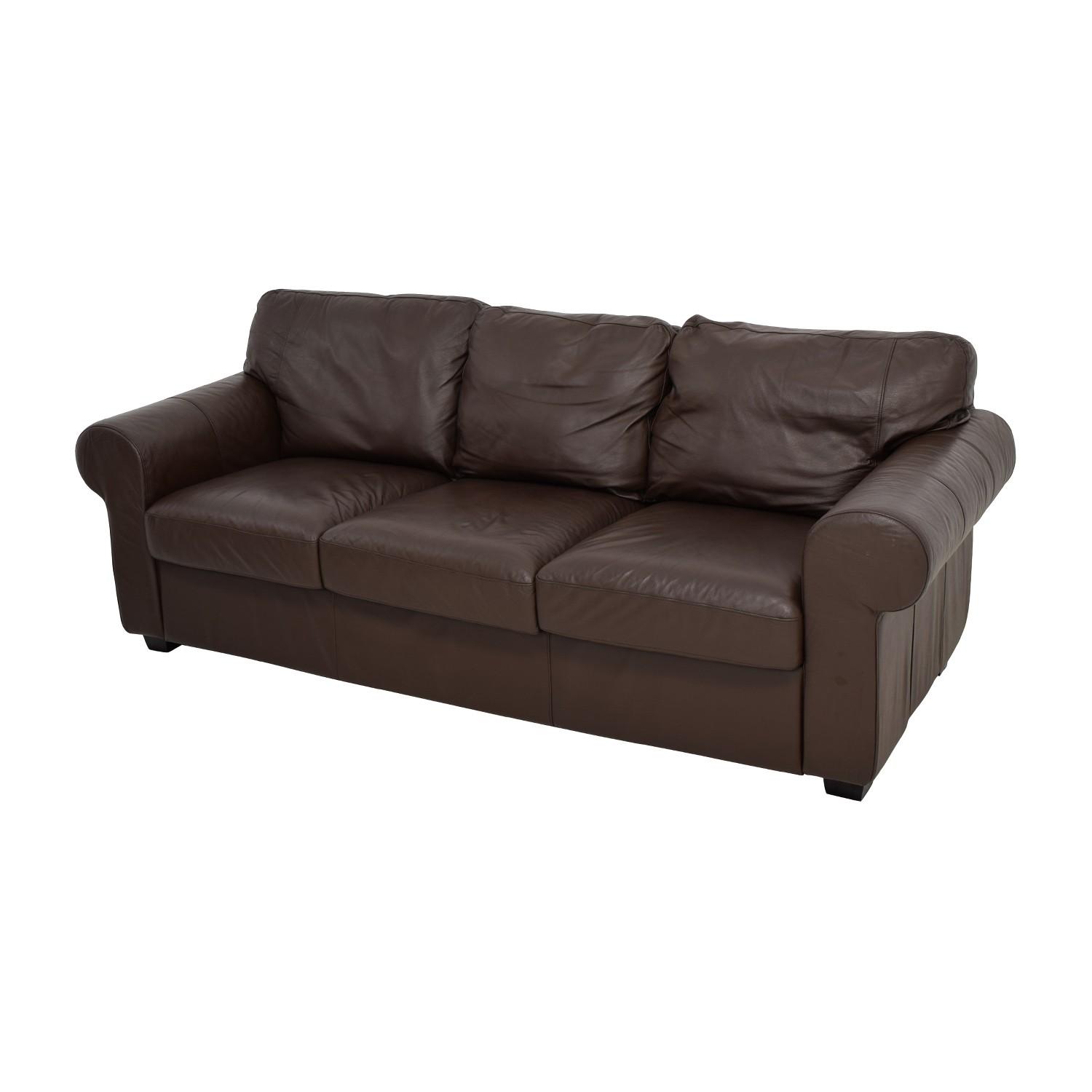 Ikea Ektorp Brown Sofa - image-0