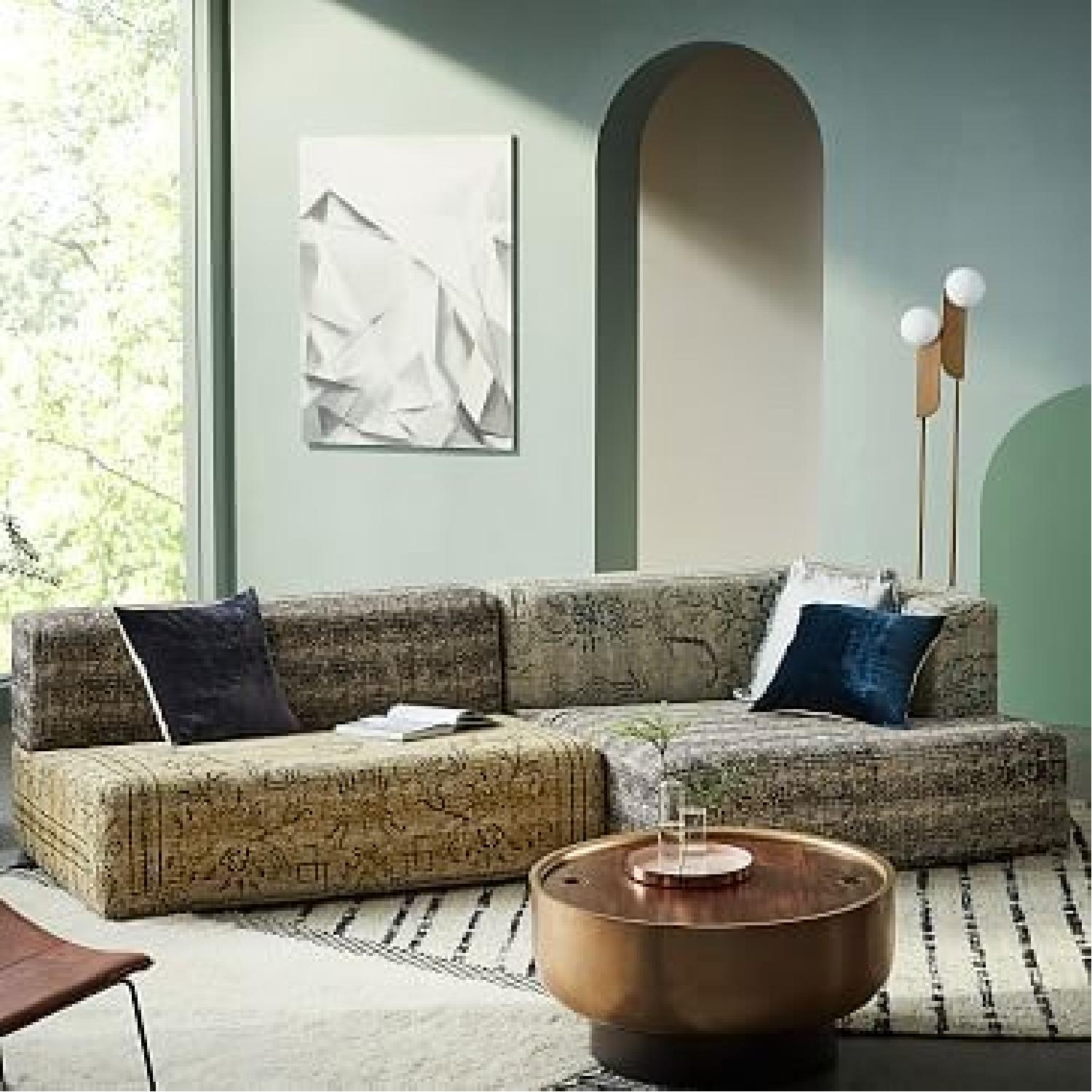 West Elm Astrid Bohemian Sectional Sofa - image-1