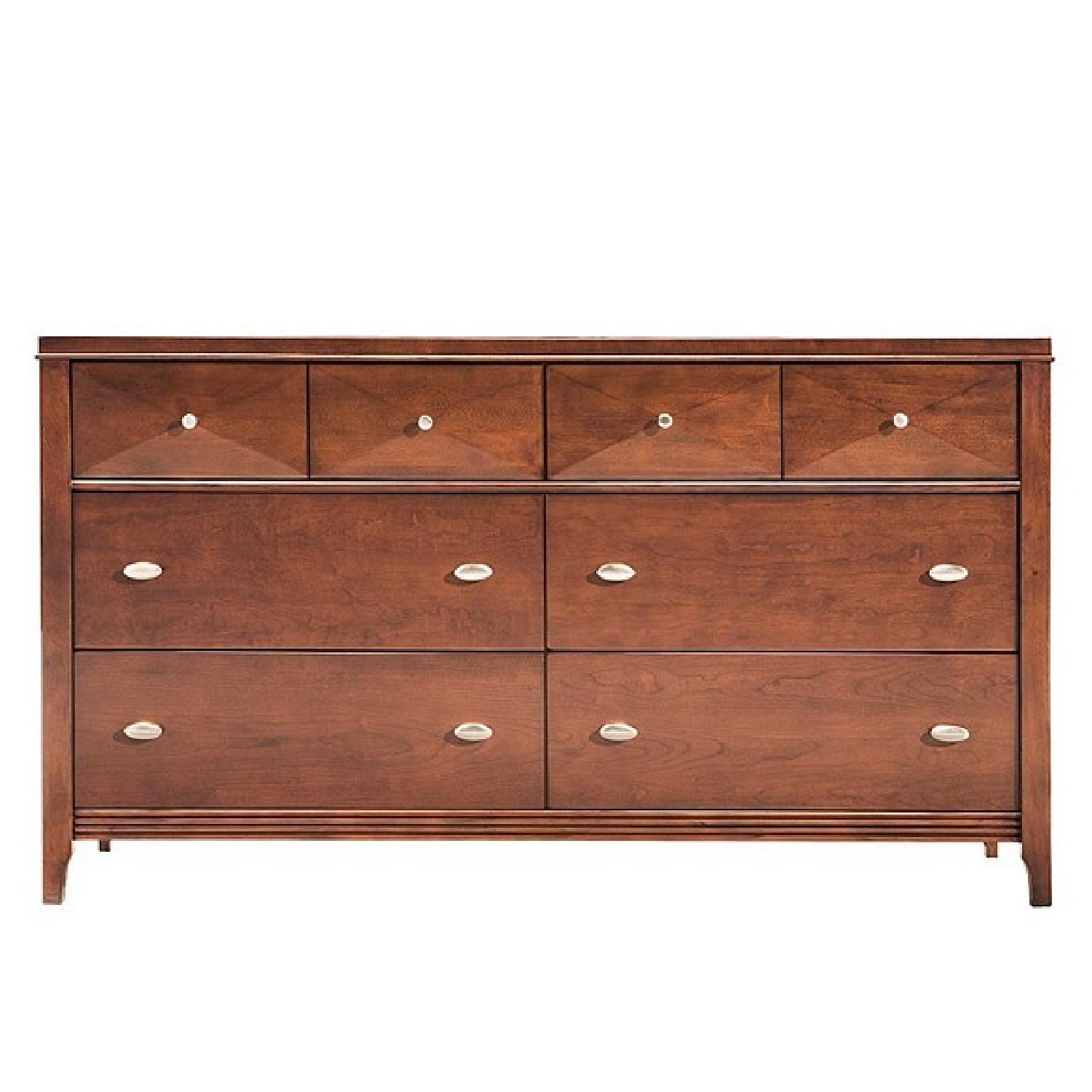 Raymour & Flanigan Shadow Dresser w/ Mirror - image-6