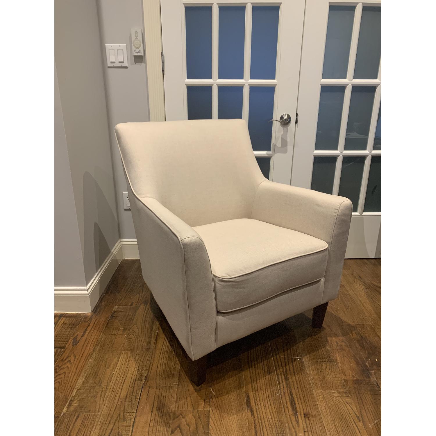 Stone & Beam Cheyanne Marshmallow Accent Chair - image-1