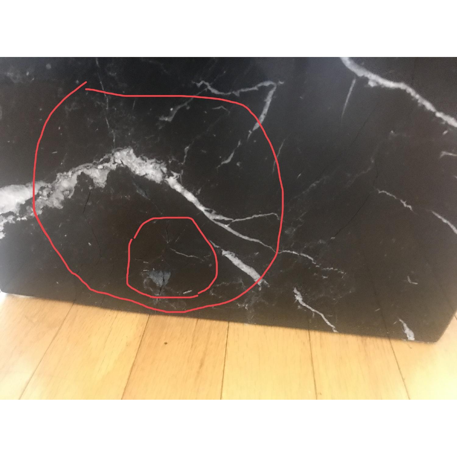 Glass Top Granite Base Dining Table - image-1