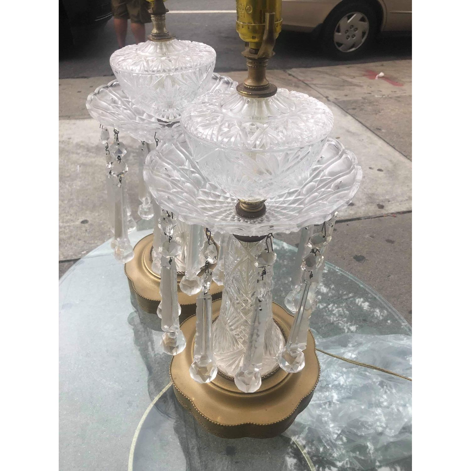 Vintage Crystal Lamps - image-7