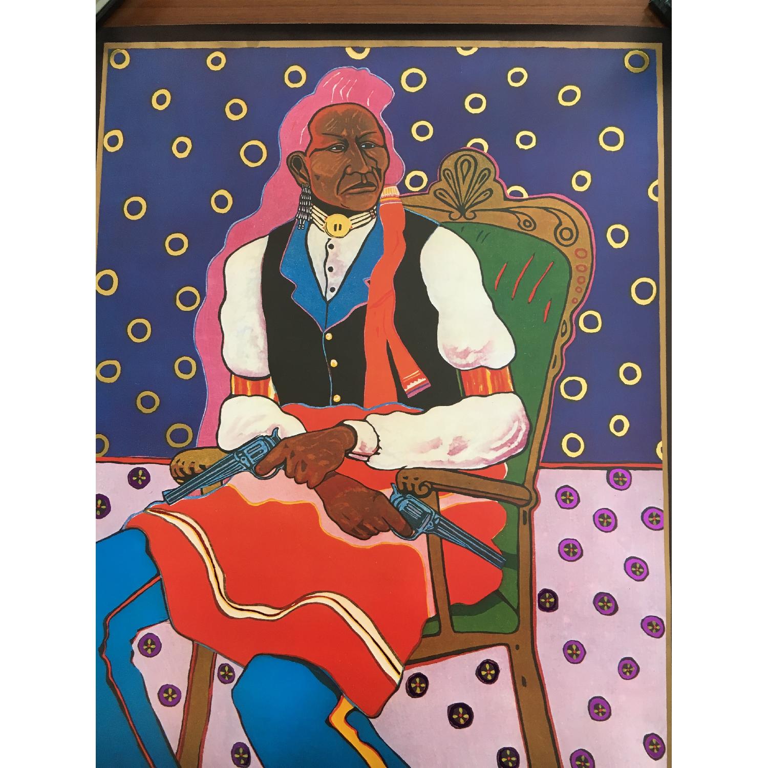 Aberbach Fine Art T.C. Cannon Poster of Two Guns Arikara - image-2