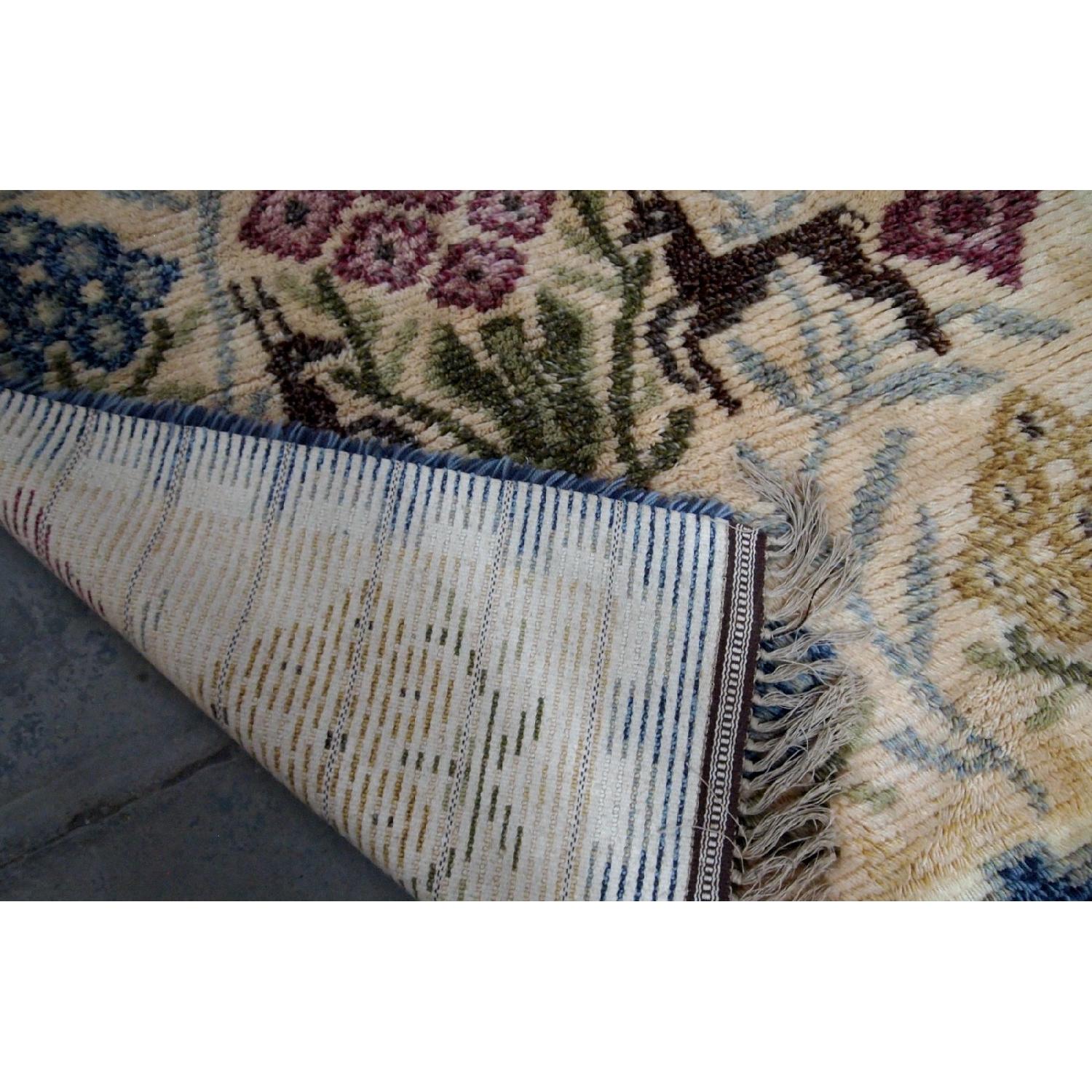 Norwegian Rya Rug Vintage Handmade Scandinavian Rya Rug - AptDeco