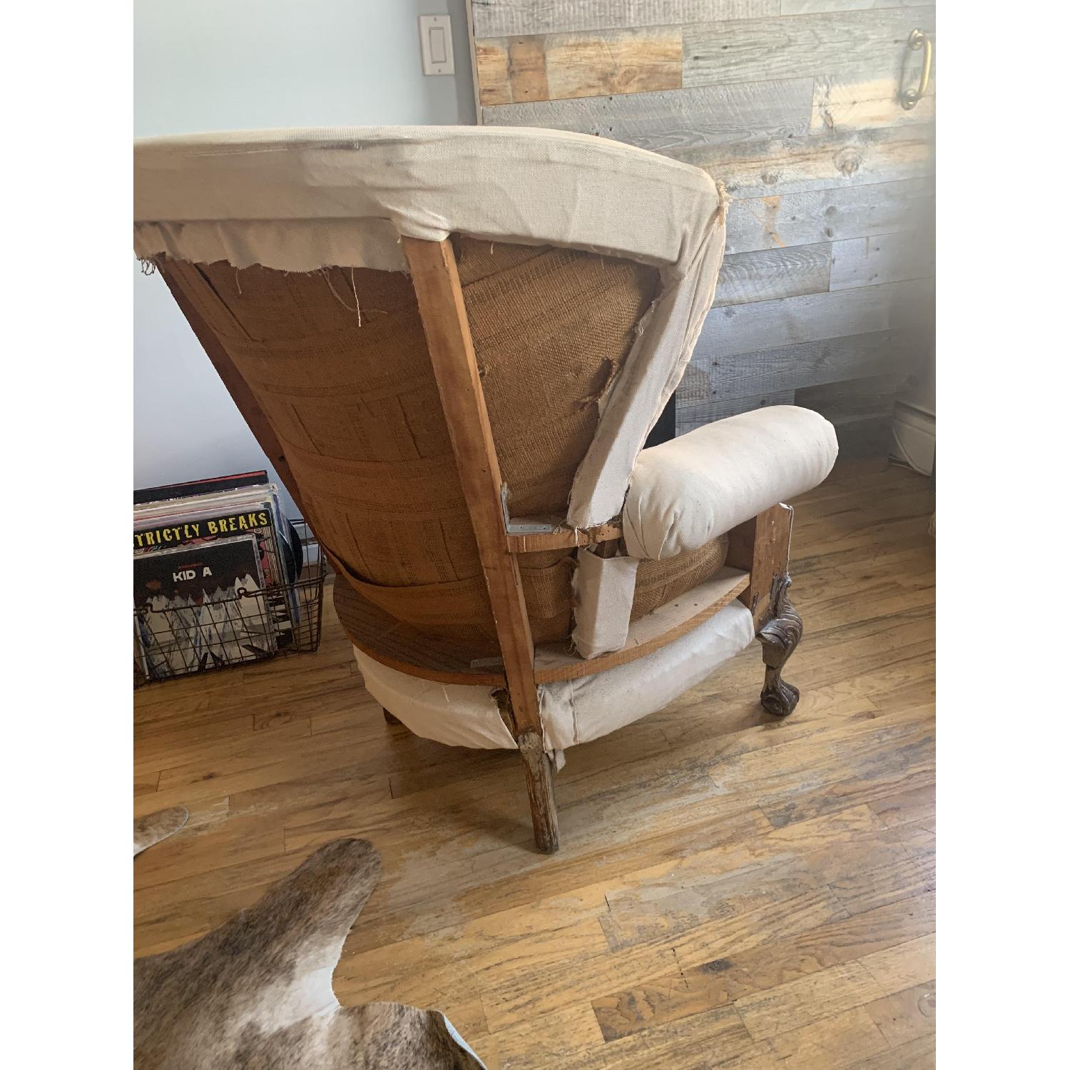 Vintage Reupholstered Queen Anne Chair - image-3