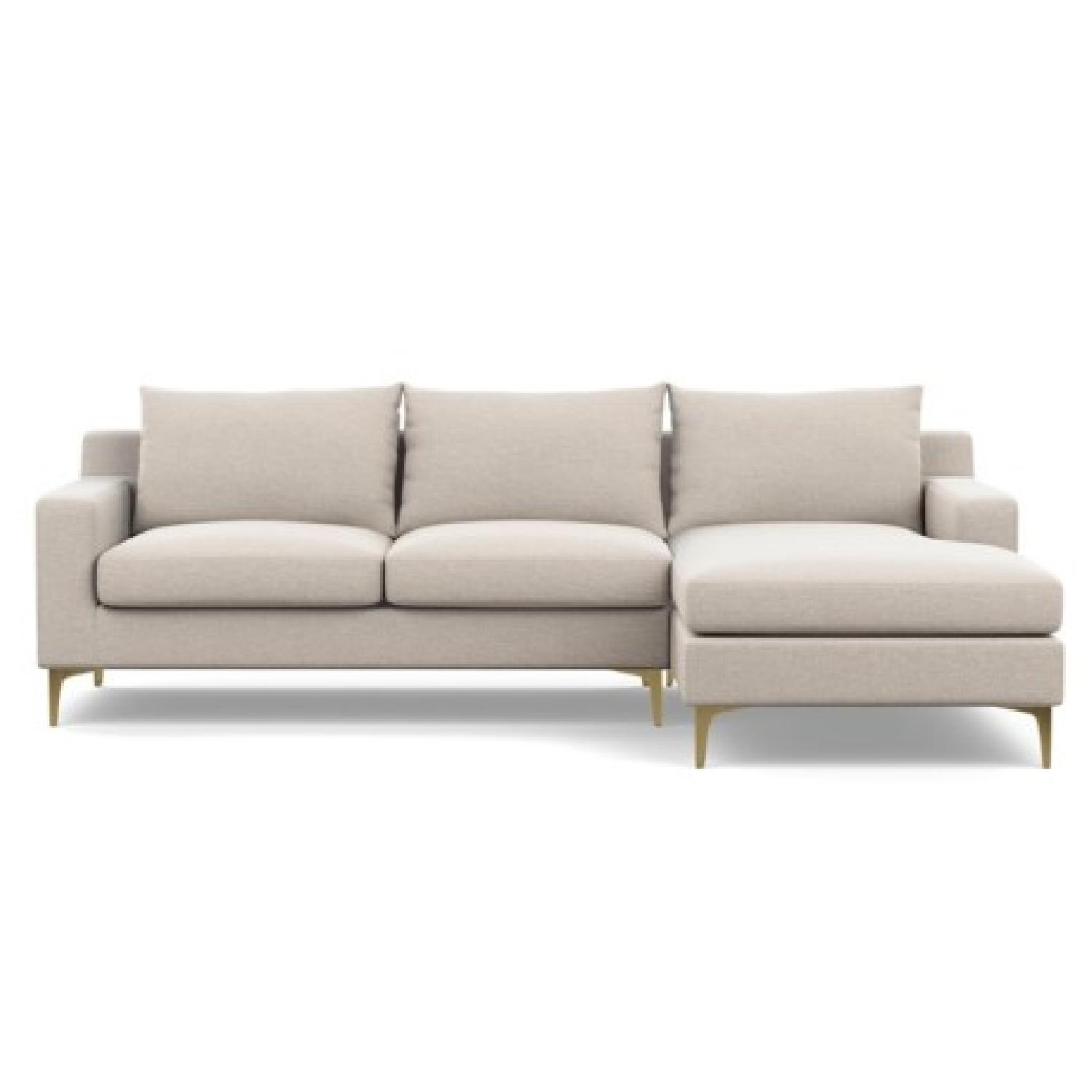 Interior Define Sloan Chaise Sleeper Sectional - Thumbnail 2