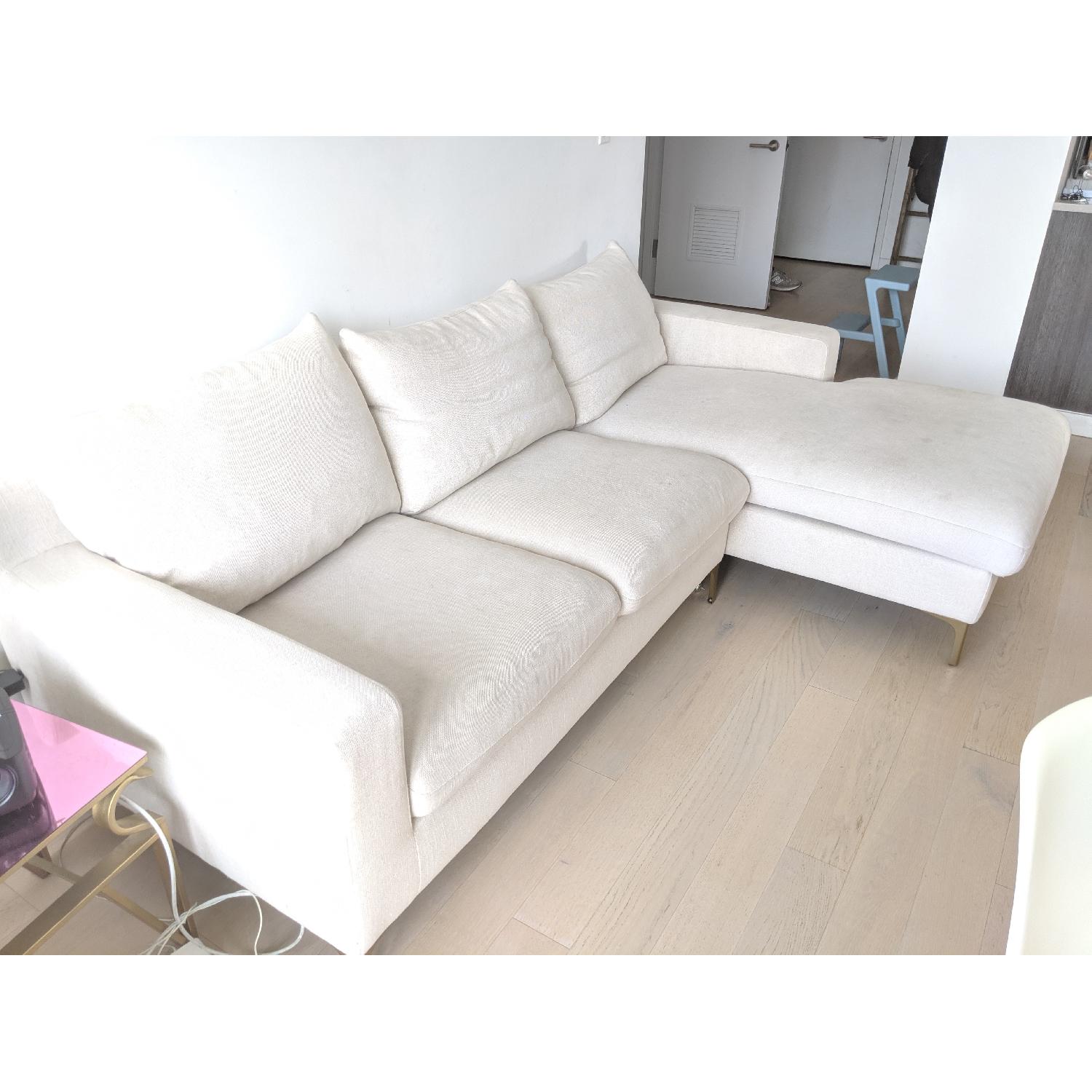 Interior Define Sloan Sectional Sofa w/ Chaise - image-2