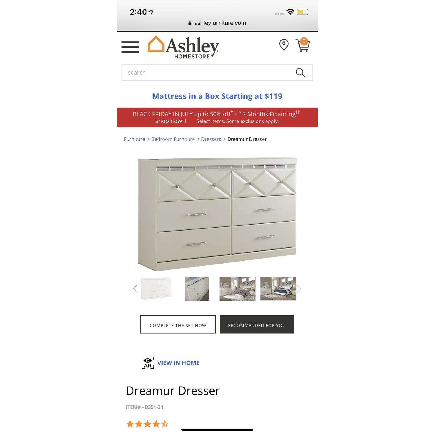 Ashley Dreamur Dresser - image-2