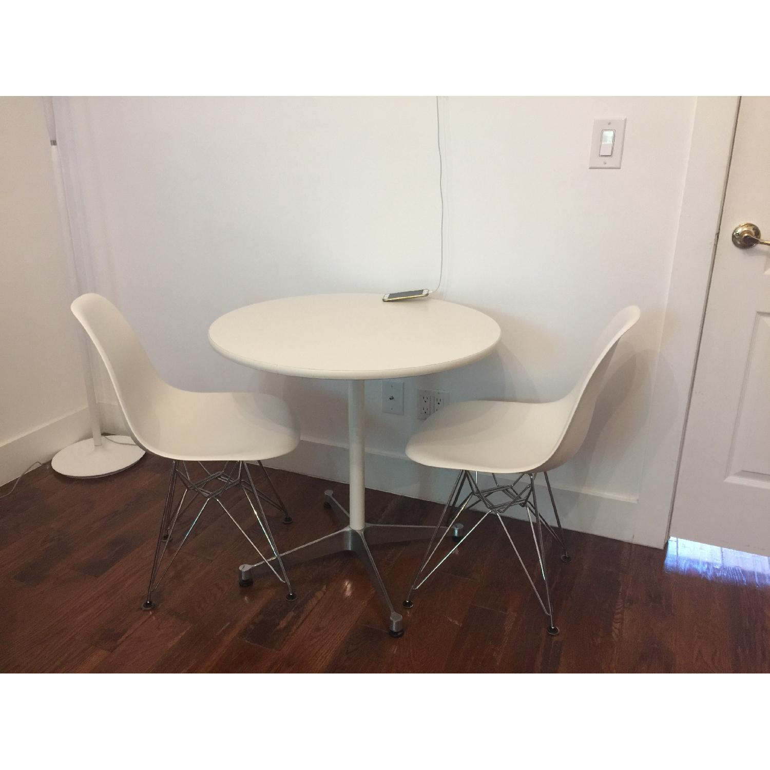 Herman Miller Eames Eiffel White Plastic Chair - image-3