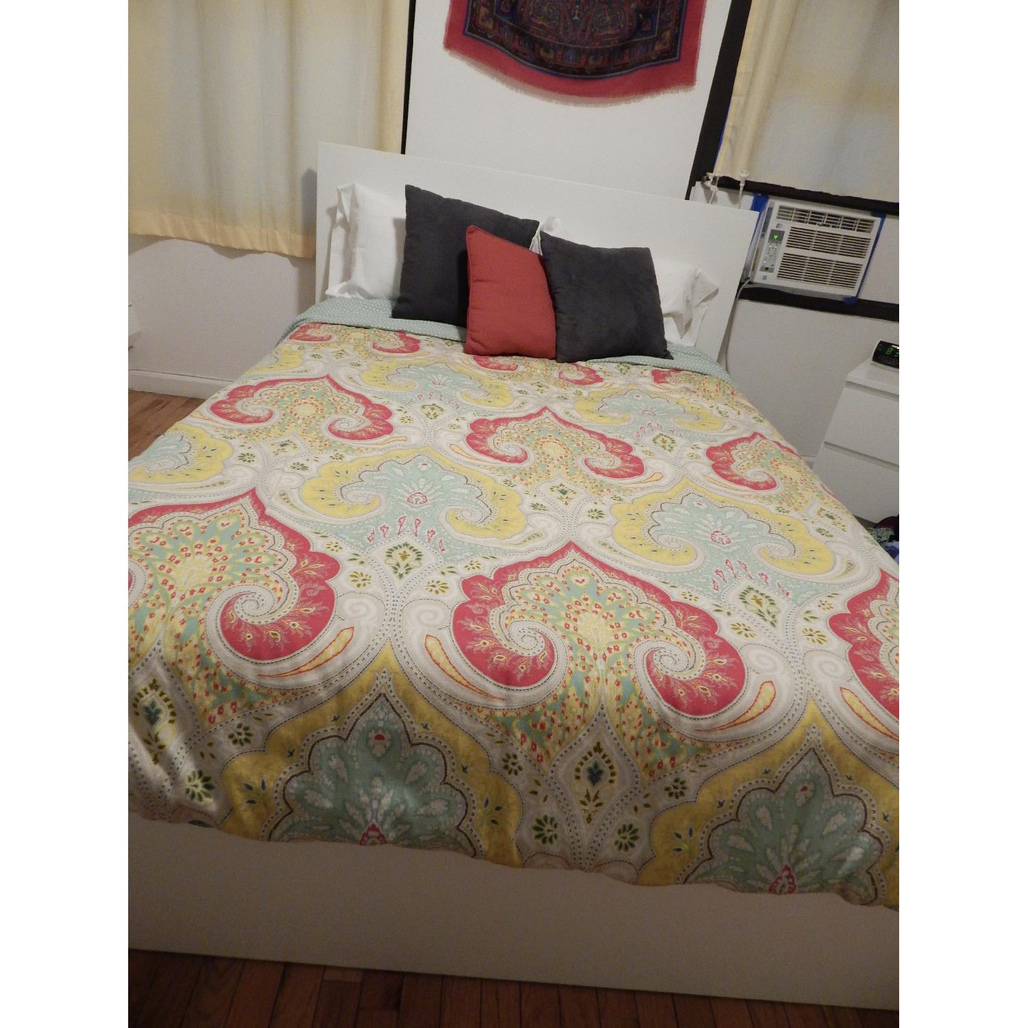 Ikea Malm White Full Bed w/ Storage Drawers - image-1