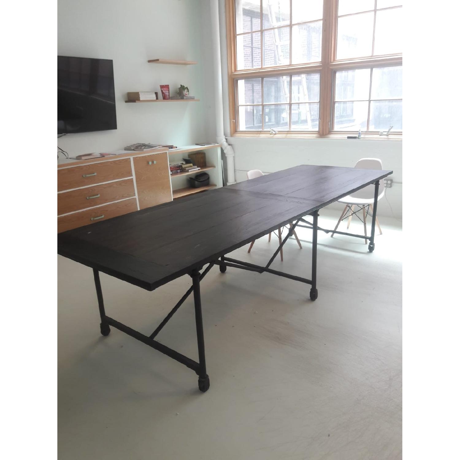 Restoration Hardware Flatiron Table AptDeco