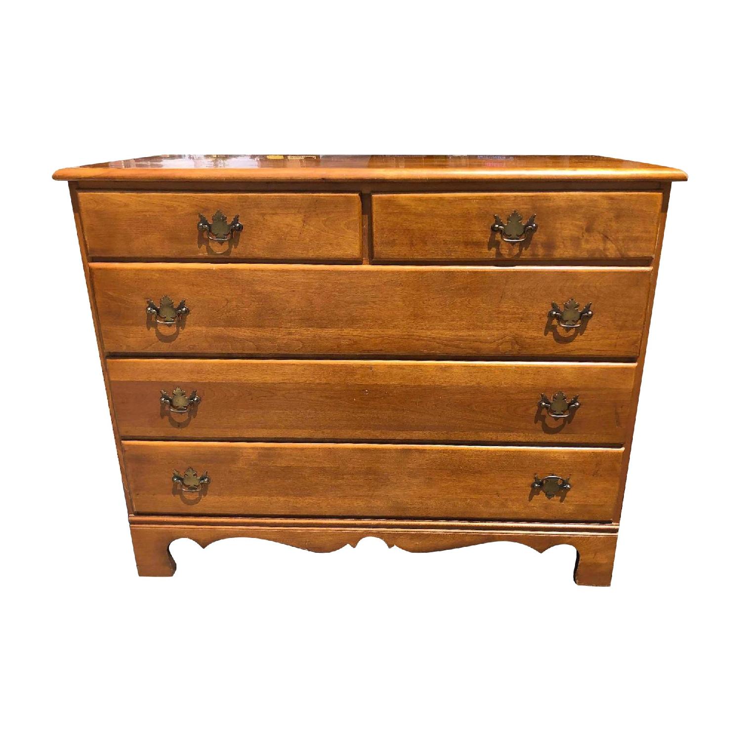 Vintage Wooden Dresser AptDeco