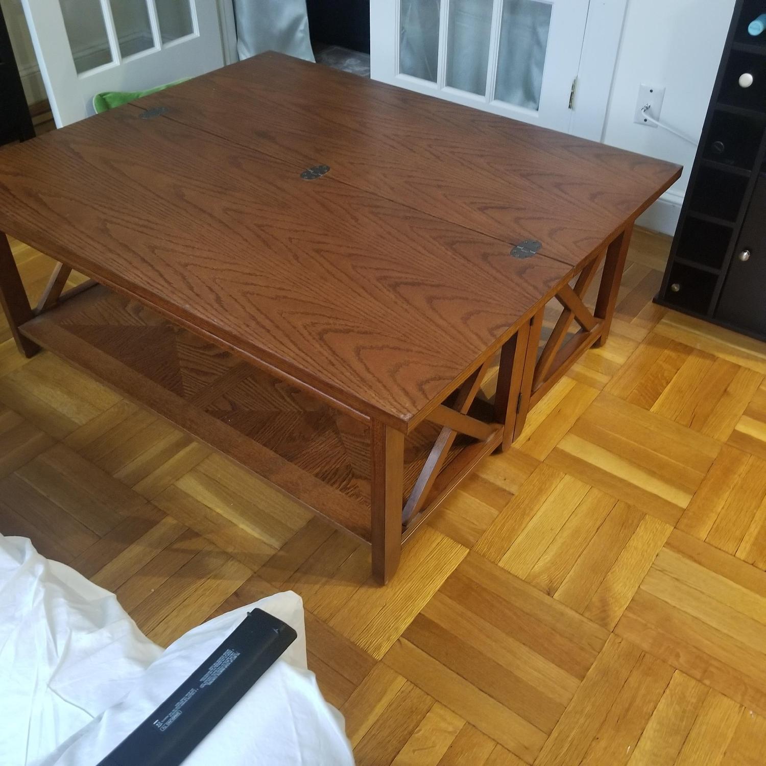 Raymour & Flanigan Tucson Coffee Table + End Table - image-1