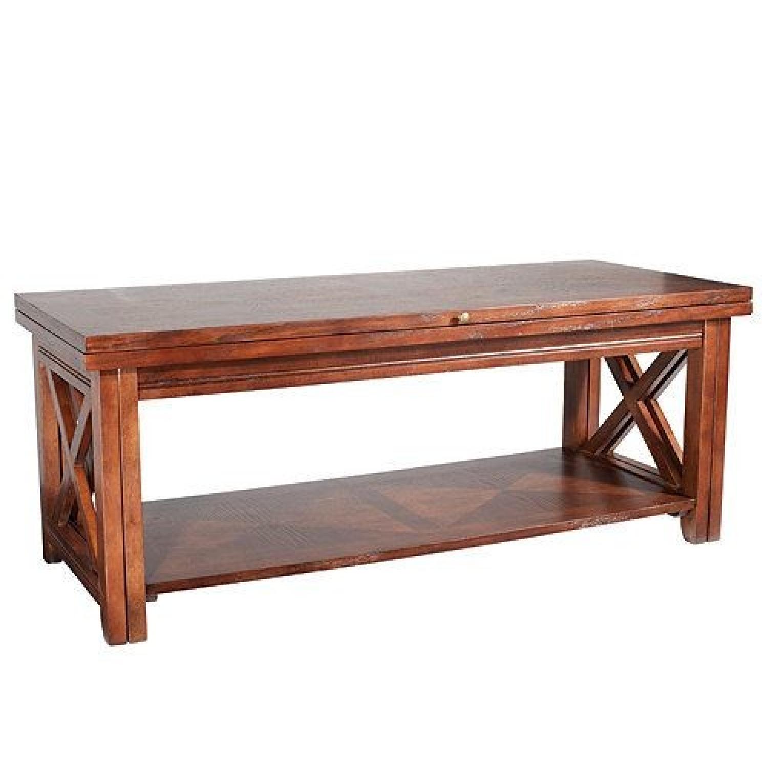 Raymour & Flanigan Tucson Coffee Table + End Table - image-2