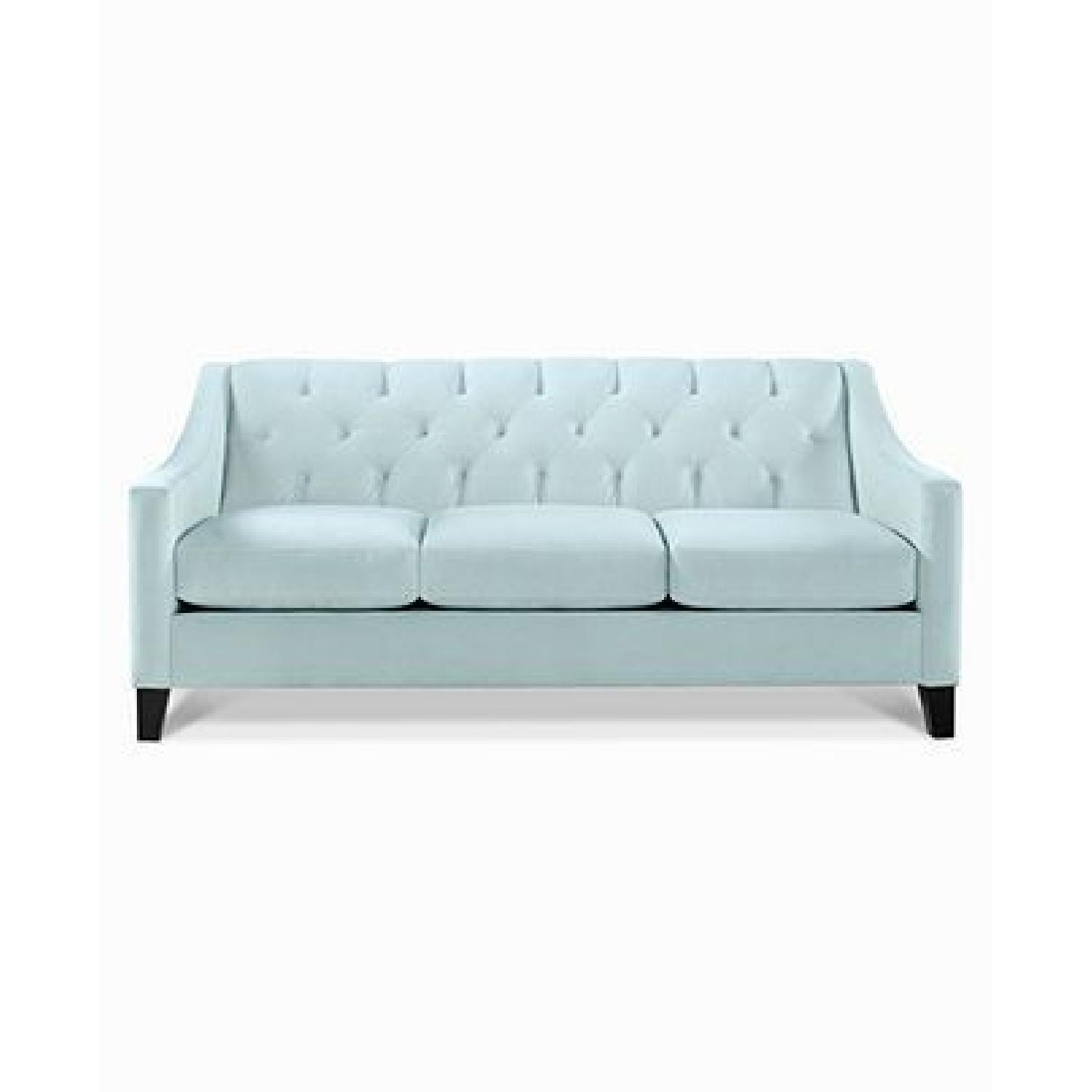 Macy's Chloe Velvet Tufted Sofa AptDeco