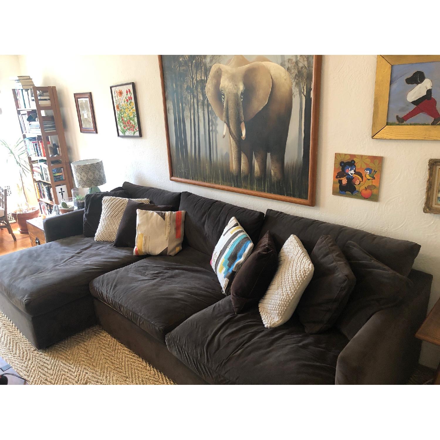 Crate & Barrel L Shaped Sectional Sofa - image-3