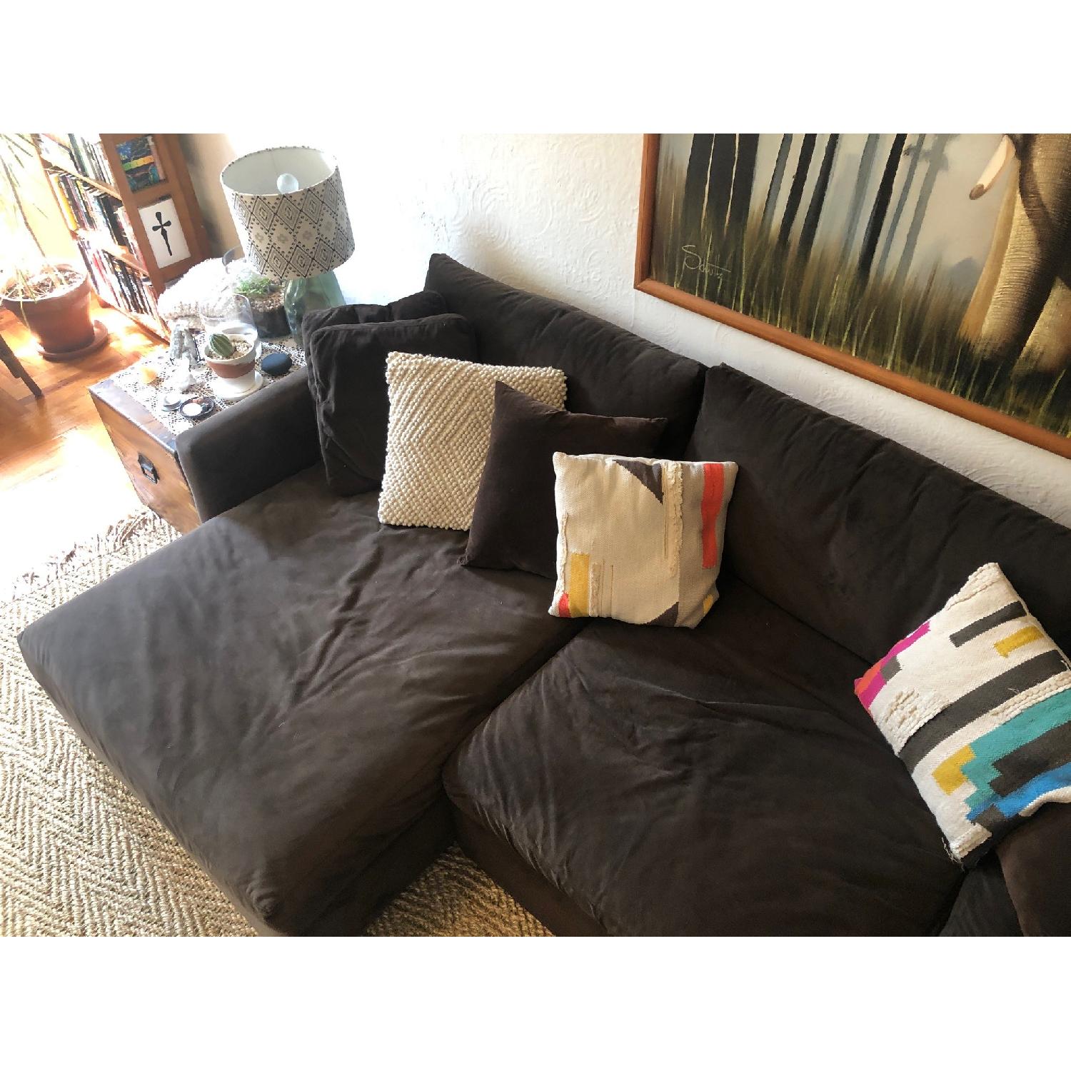 Crate & Barrel L Shaped Sectional Sofa - image-4