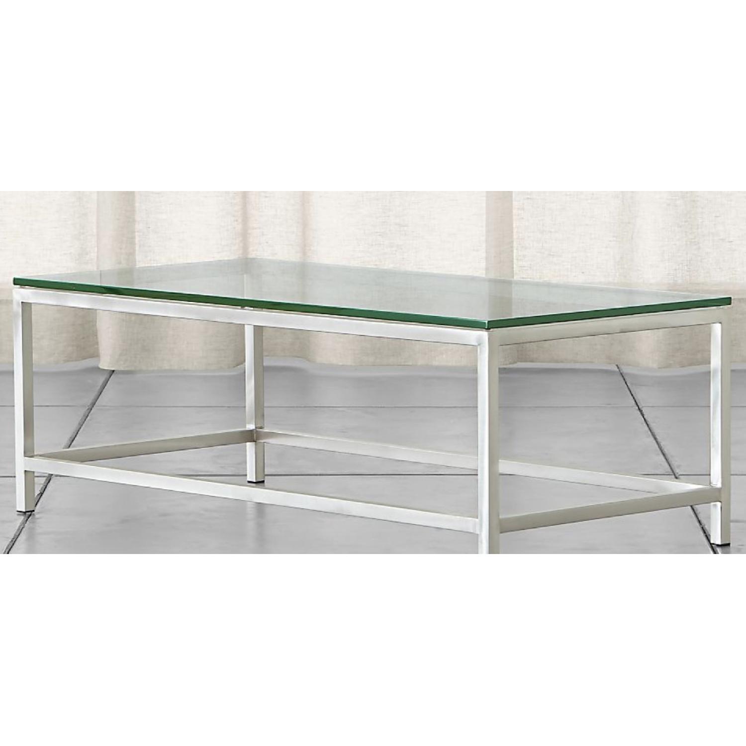 Crate & Barrel Era Rectangular Coffee Table - image-1