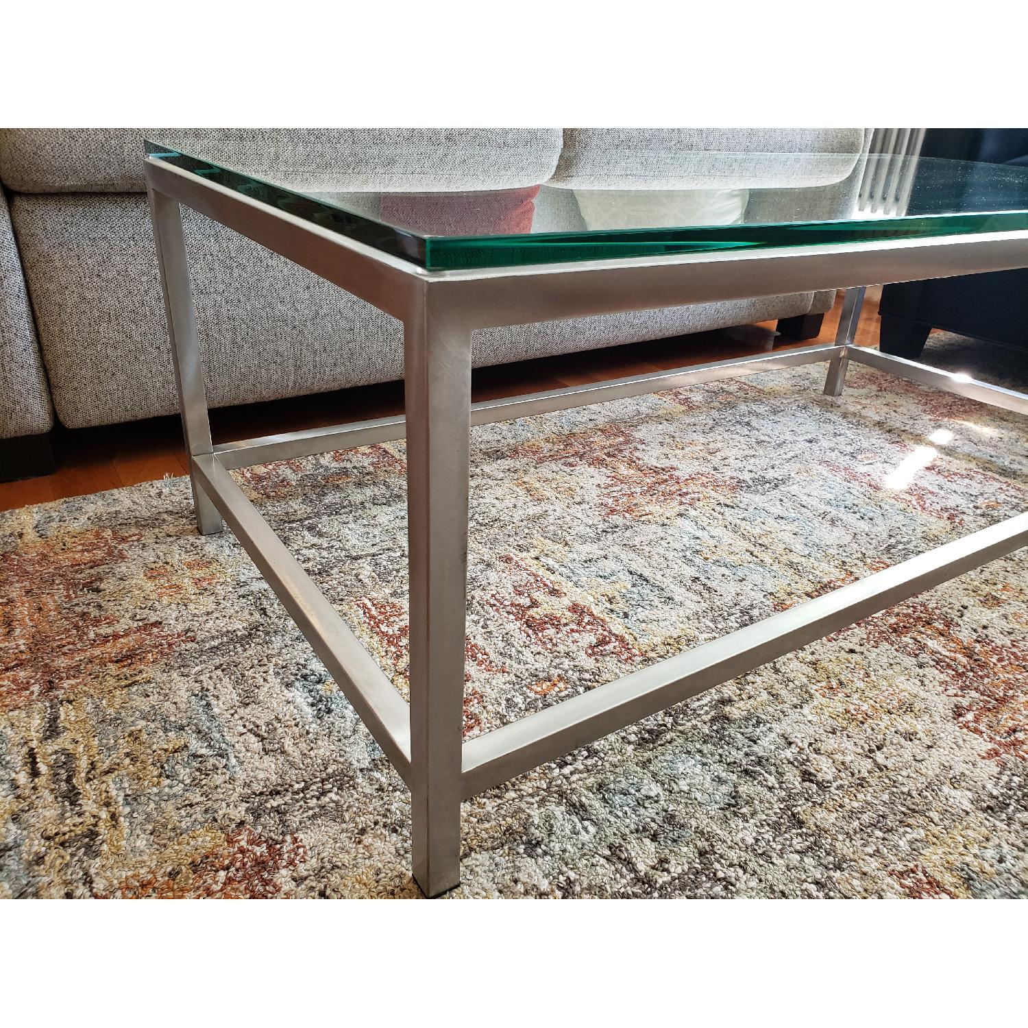 Crate & Barrel Era Rectangular Coffee Table - image-4