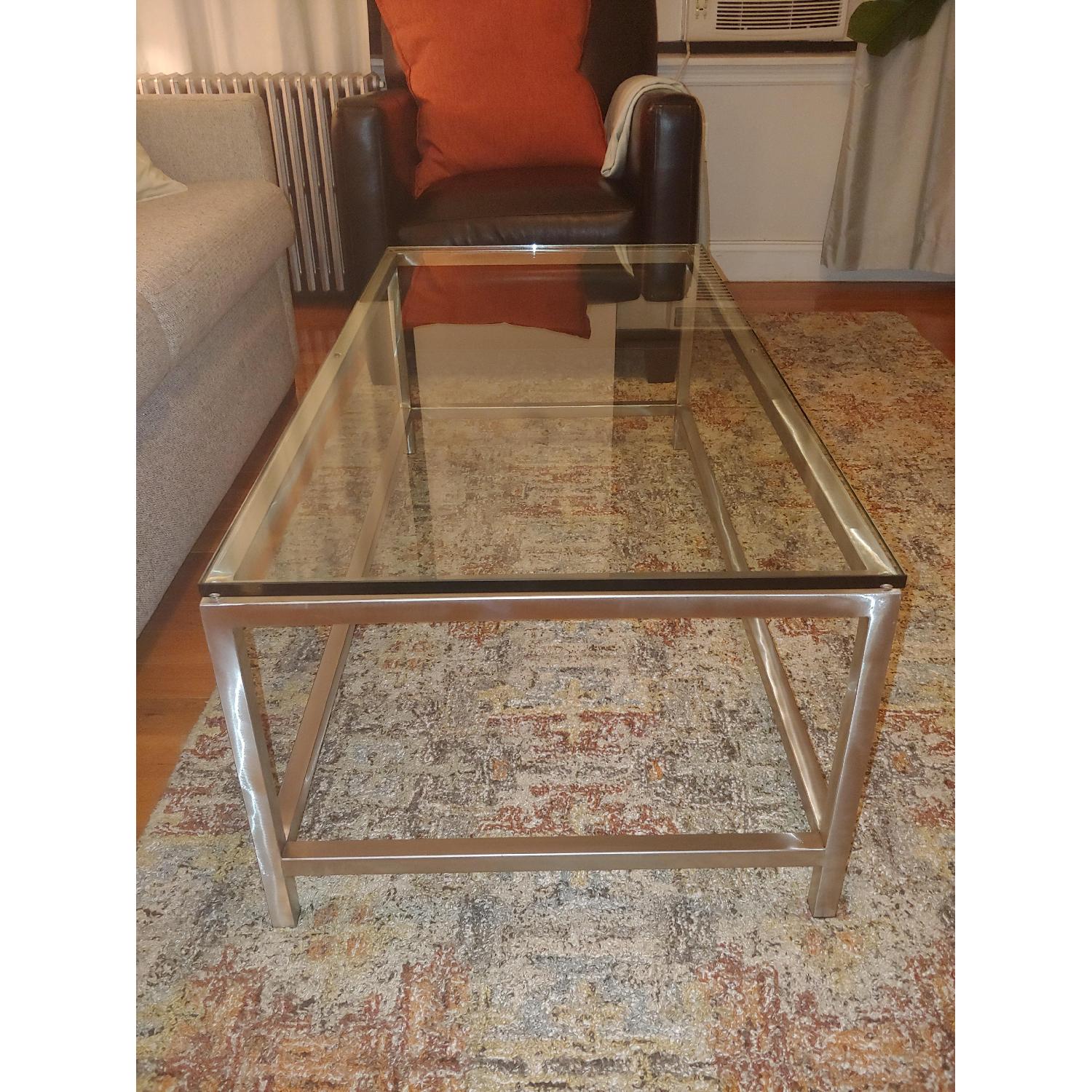 Crate & Barrel Era Rectangular Coffee Table - image-7