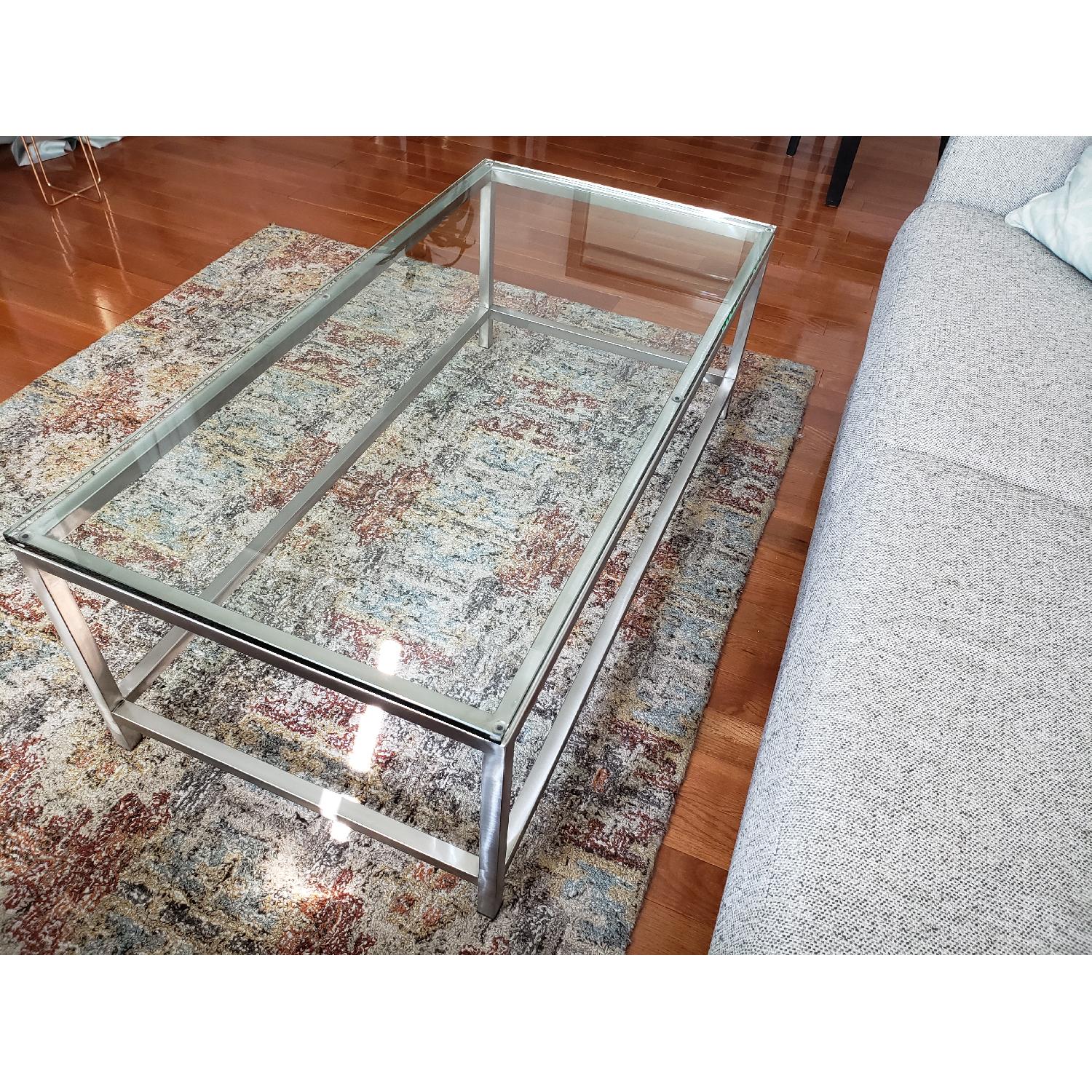 Crate & Barrel Era Rectangular Coffee Table - image-8