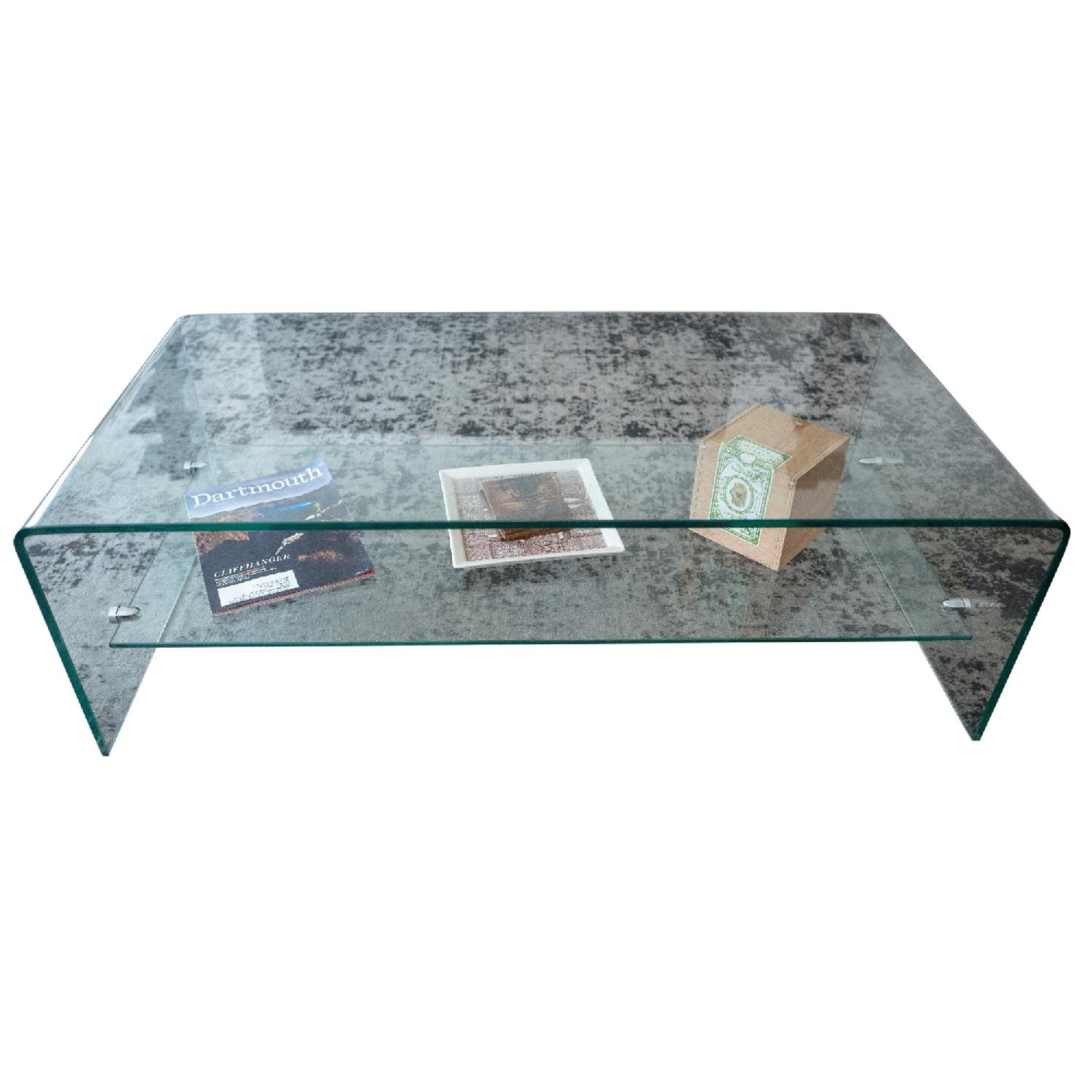 Modern Glass Coffee Table AptDeco