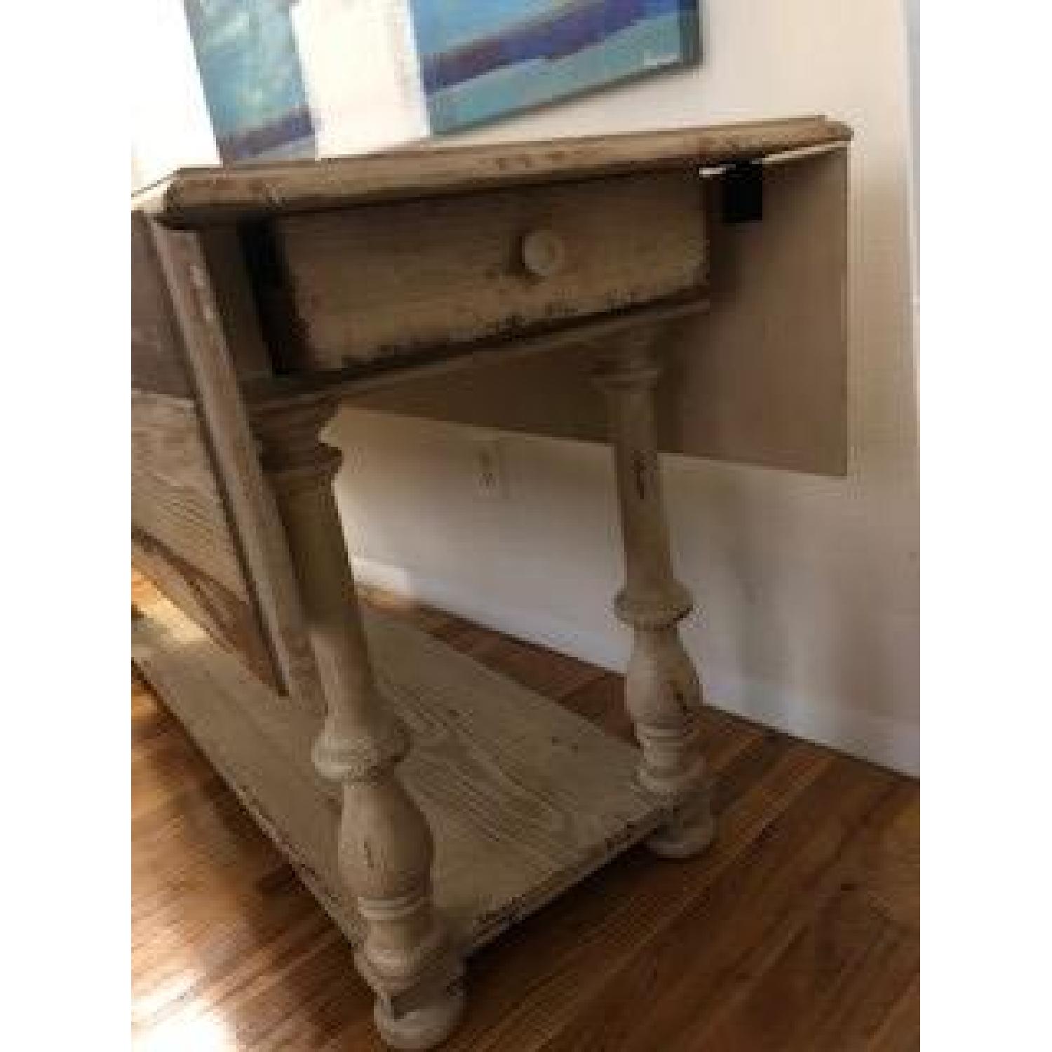 Hooker Distressed Wood Drop Leaf Dining/Console Table - image-2