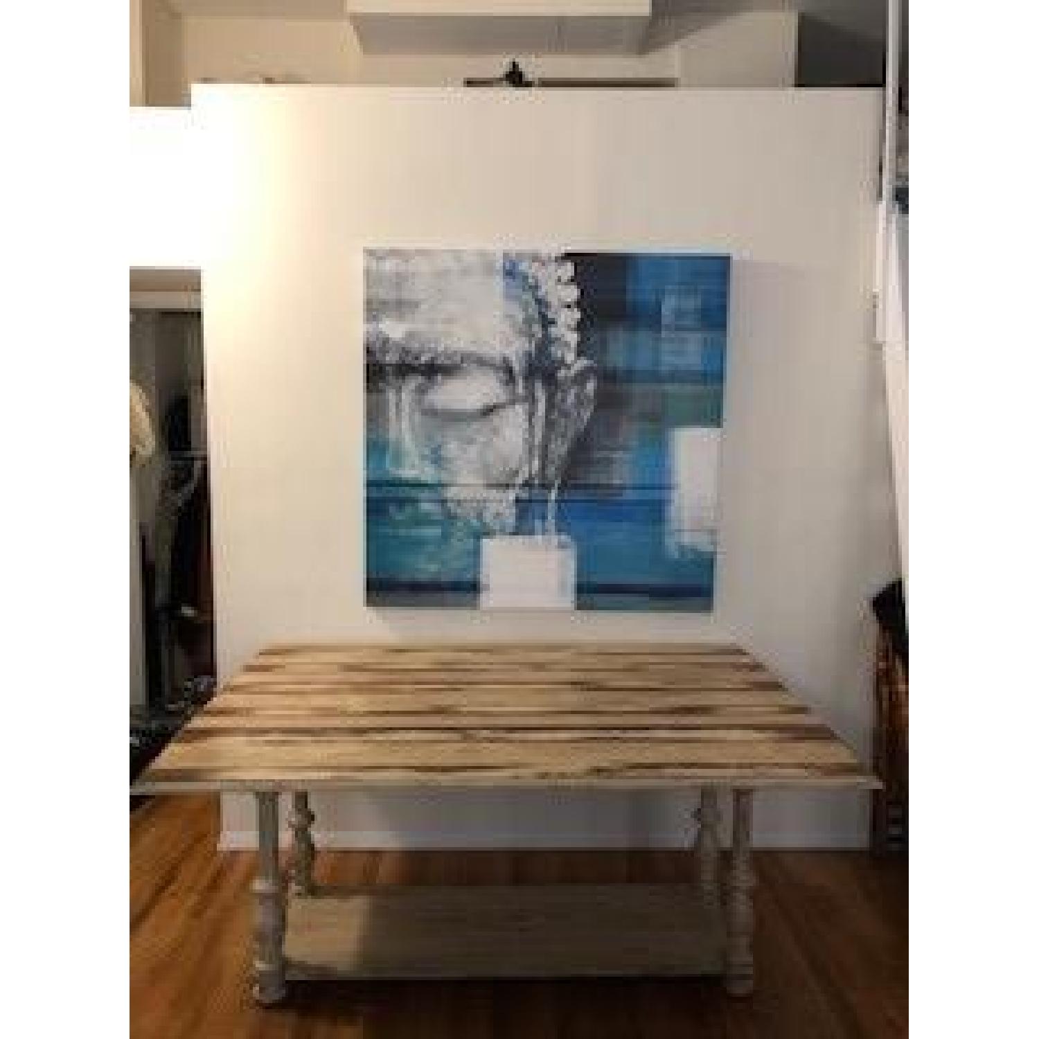 Hooker Distressed Wood Drop Leaf Dining/Console Table - image-4