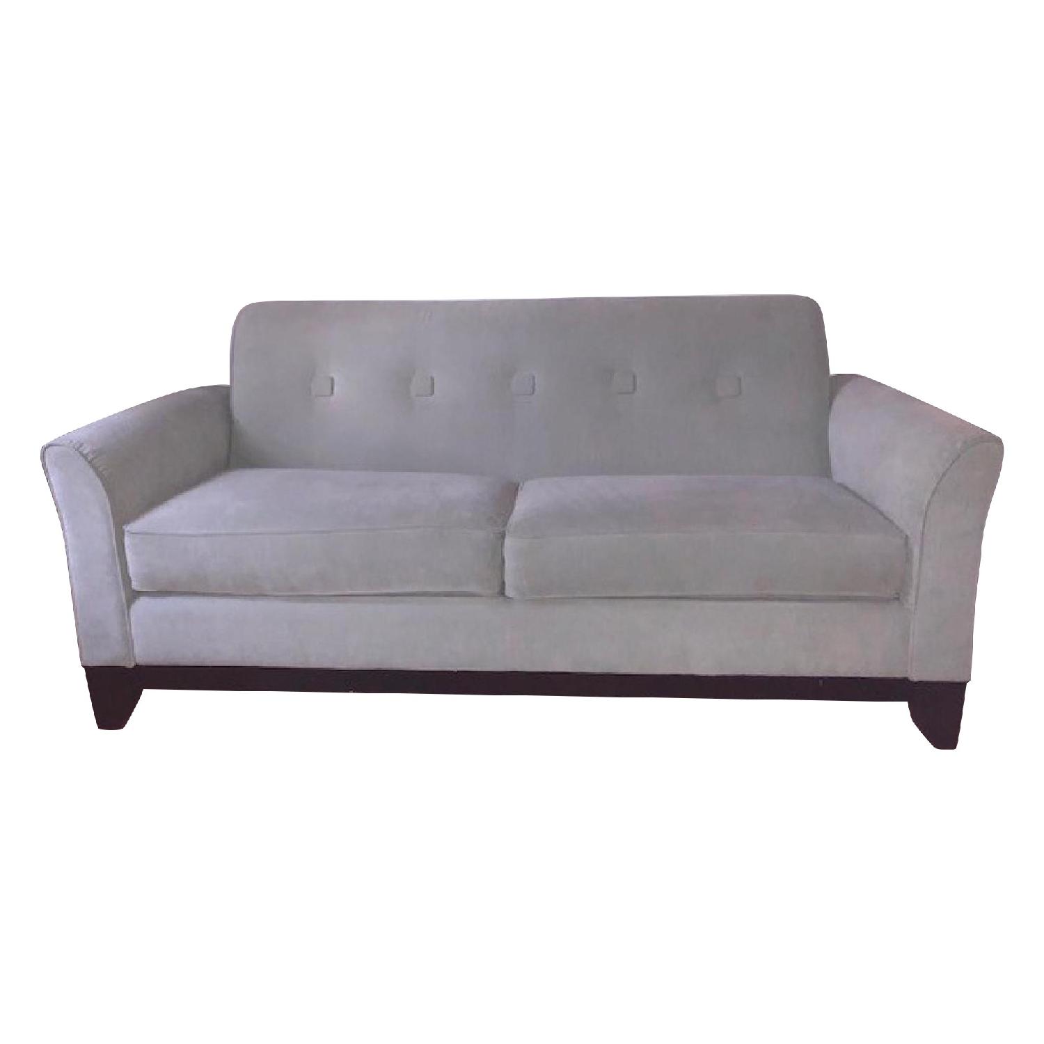 La-Z-Boy Sofa + Matching Chair & Ottoman in Sea foam - AptDeco