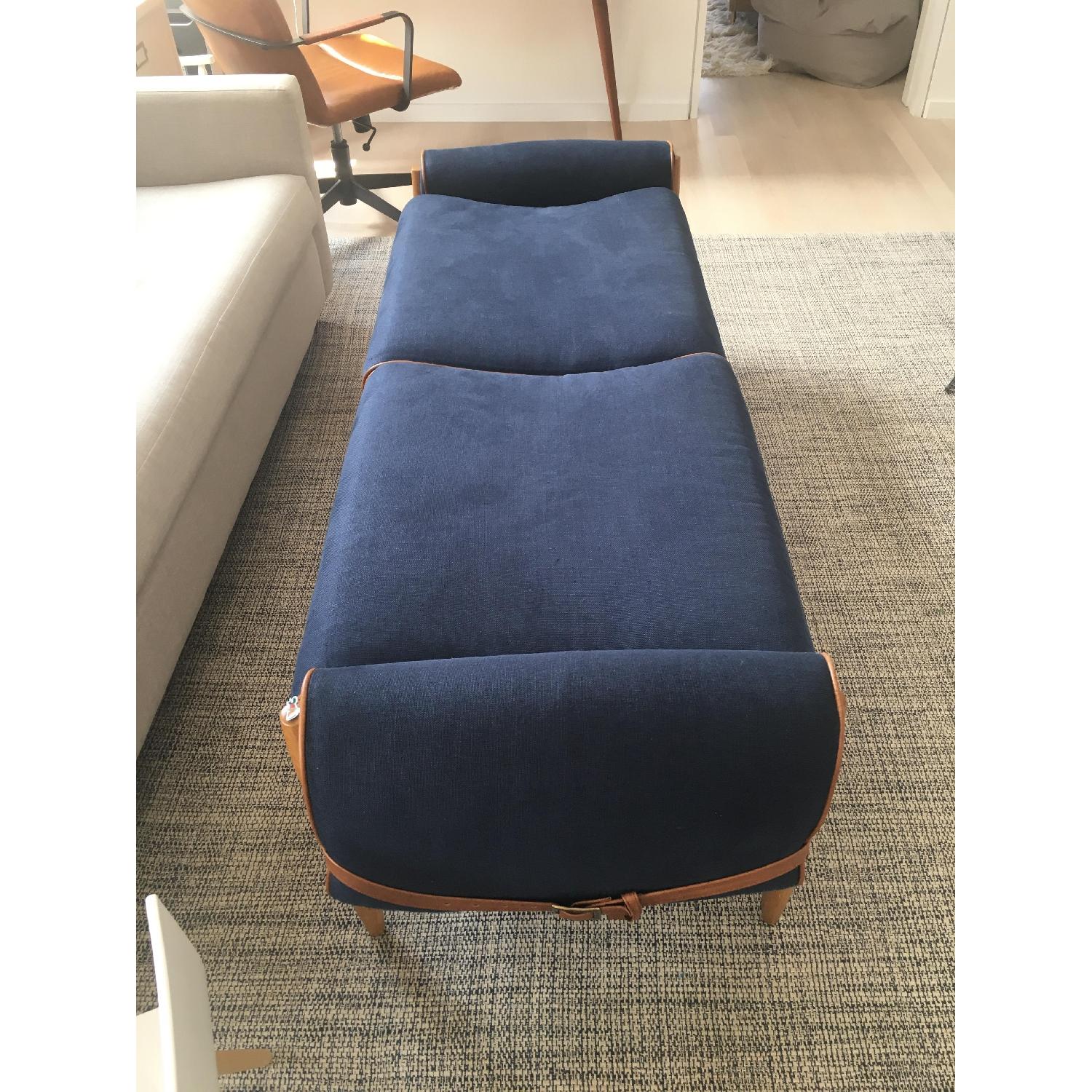 Anthropologie Rhys Bench in Indigo - image-1