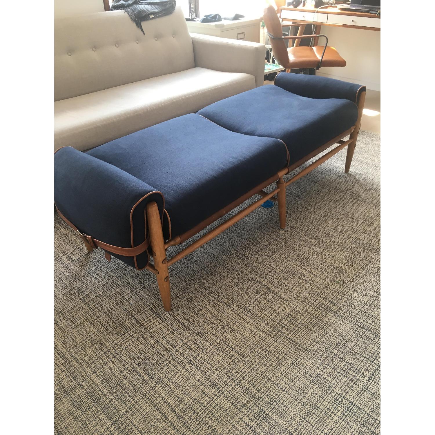 Anthropologie Rhys Bench in Indigo AptDeco