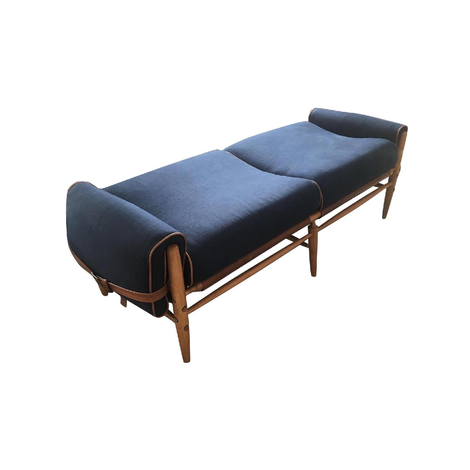 Anthropologie Rhys Bench in Indigo - Thumbnail 2